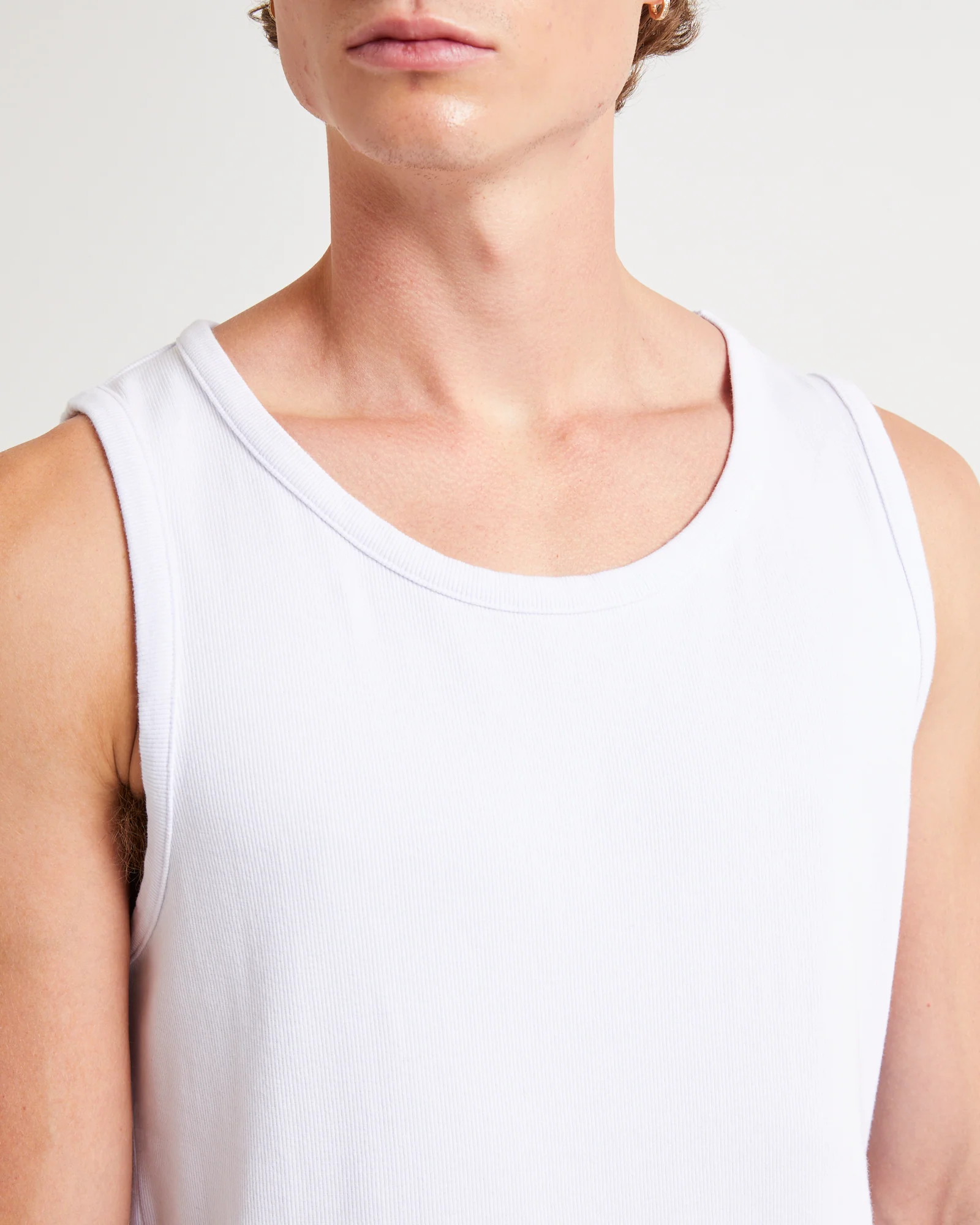 Paramount Ribbed Singlet - Image 5