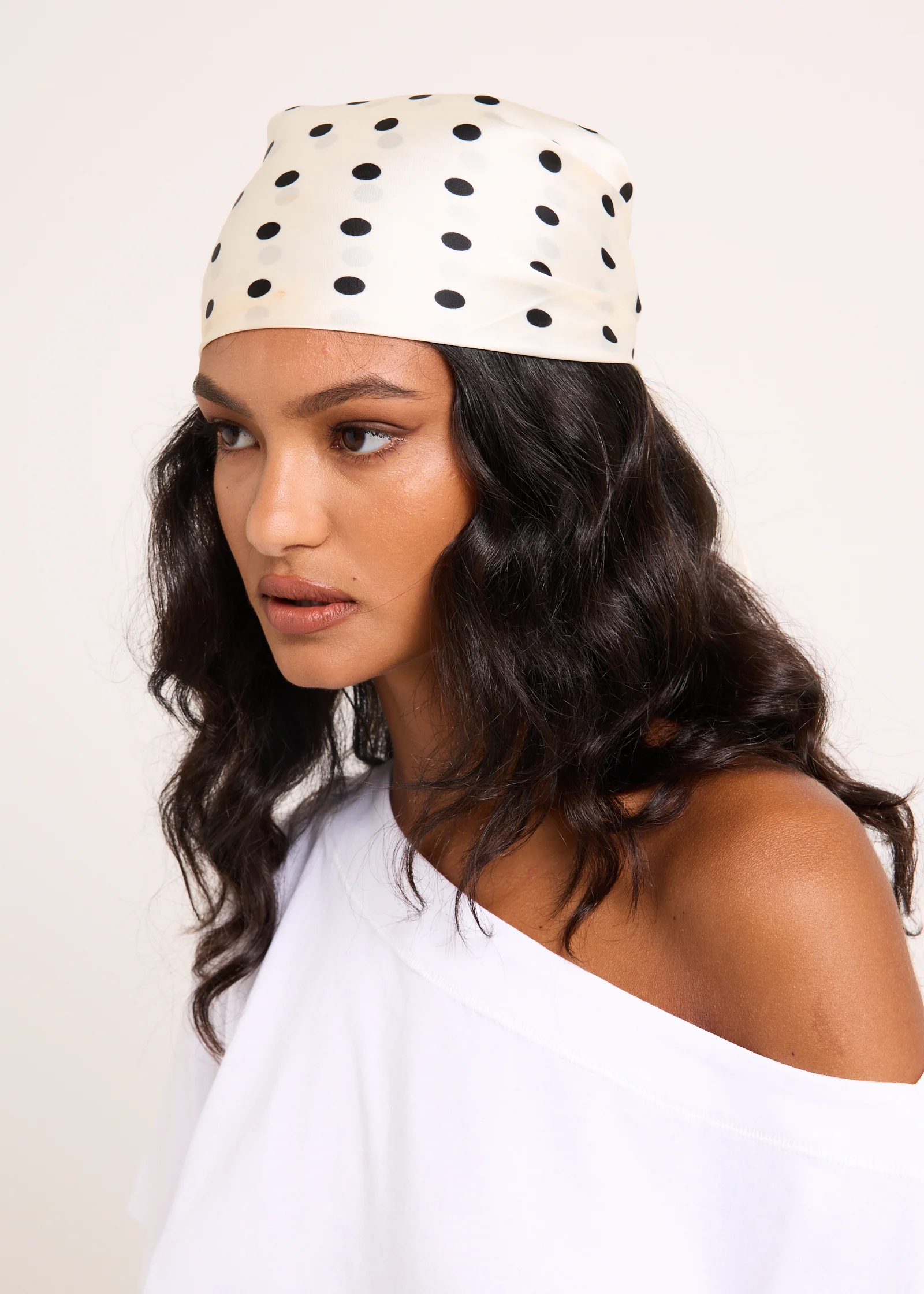 Paris Polka Head Scarf - Image 3