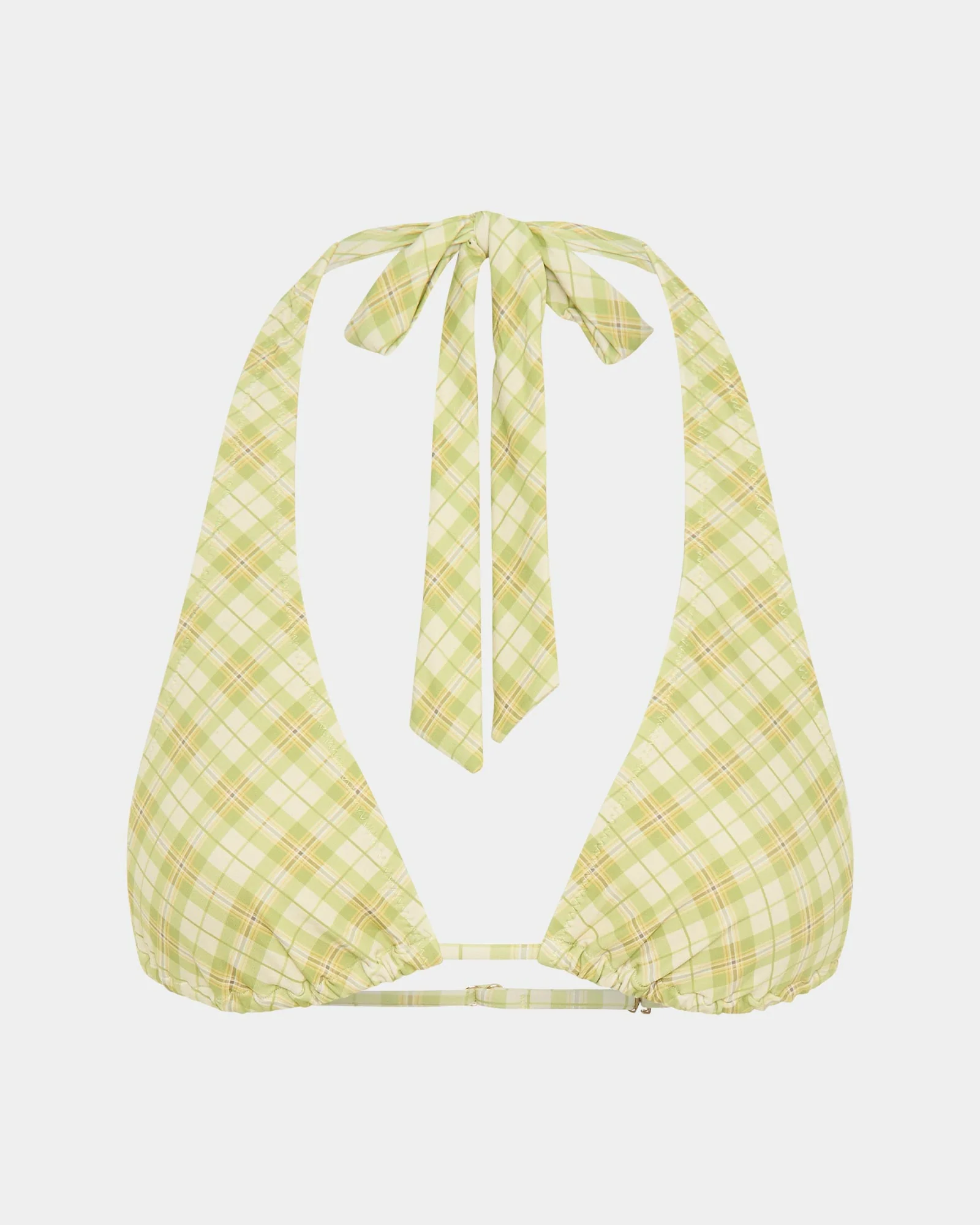 Parka Vintage Check Halter Bikini Set - Image 4