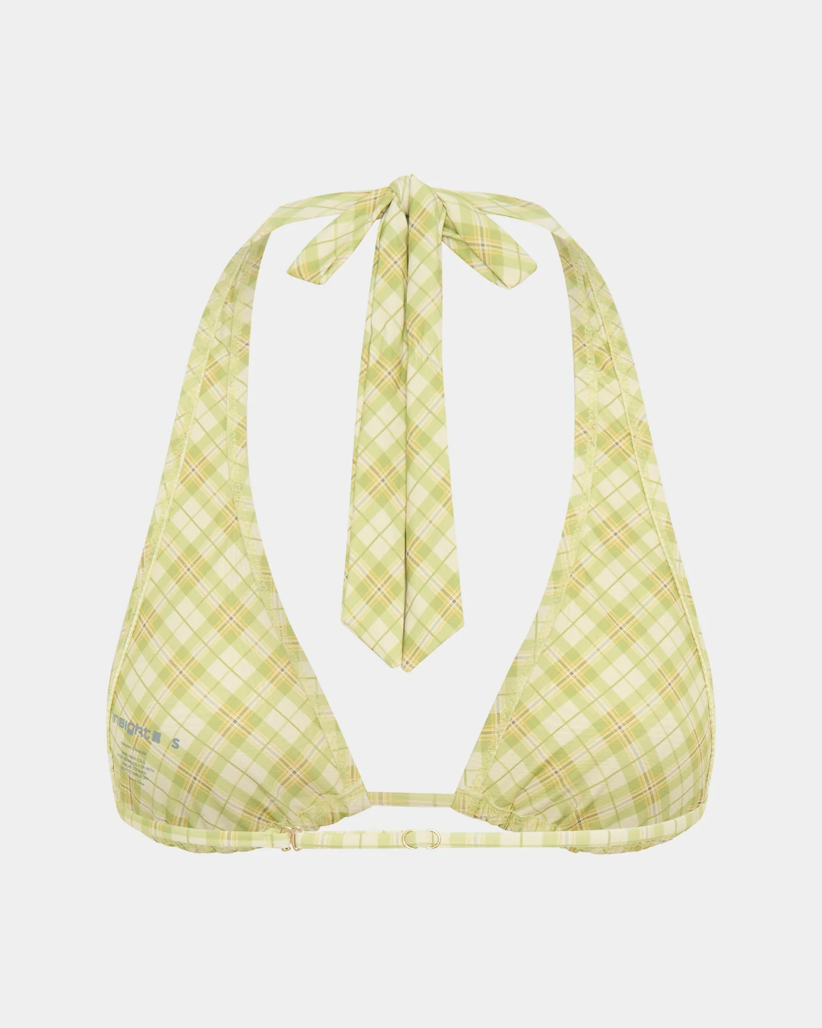 Parka Vintage Check Halter Bikini Set - Image 5