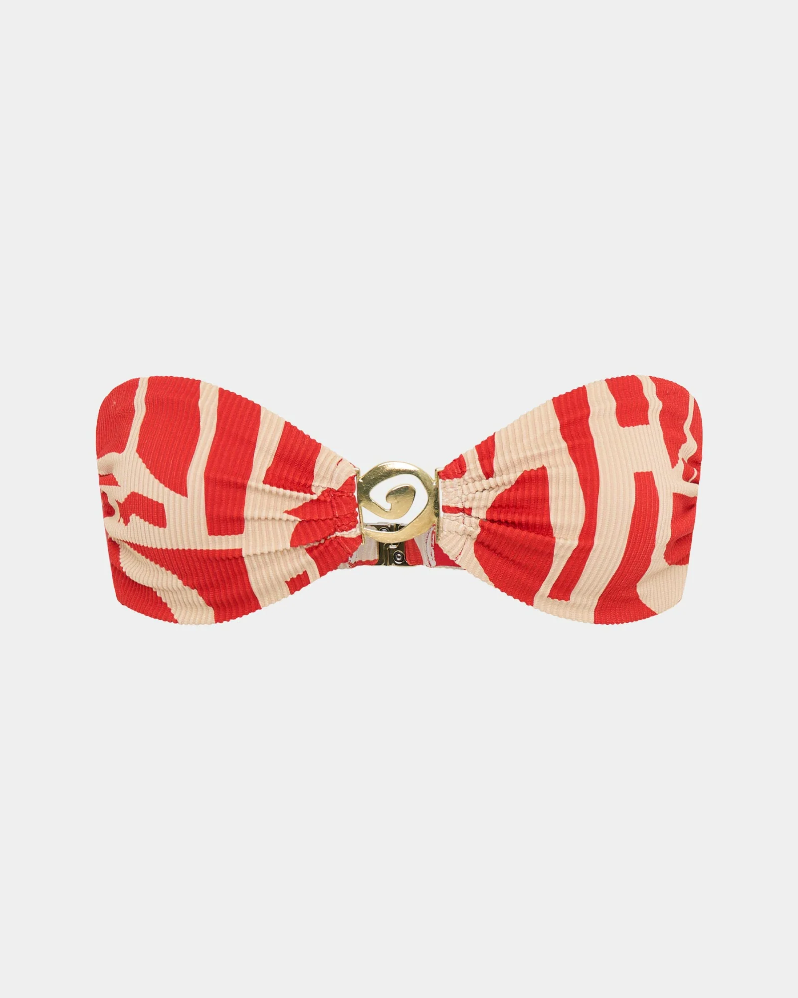 Paros Warp Bandeau Bikini Bikini Set - Image 5
