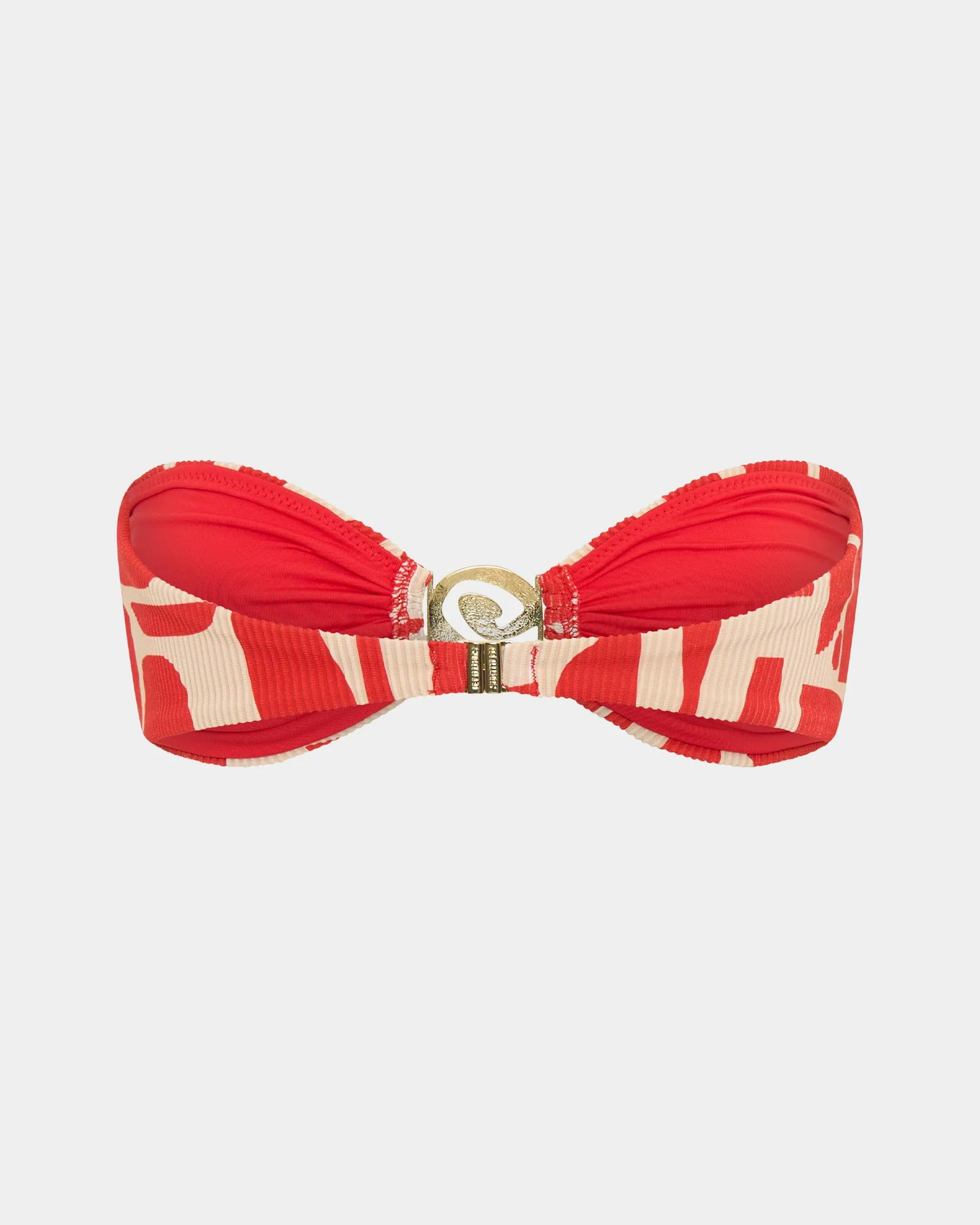 Paros Warp Bandeau Bikini Bikini Set - Image 6