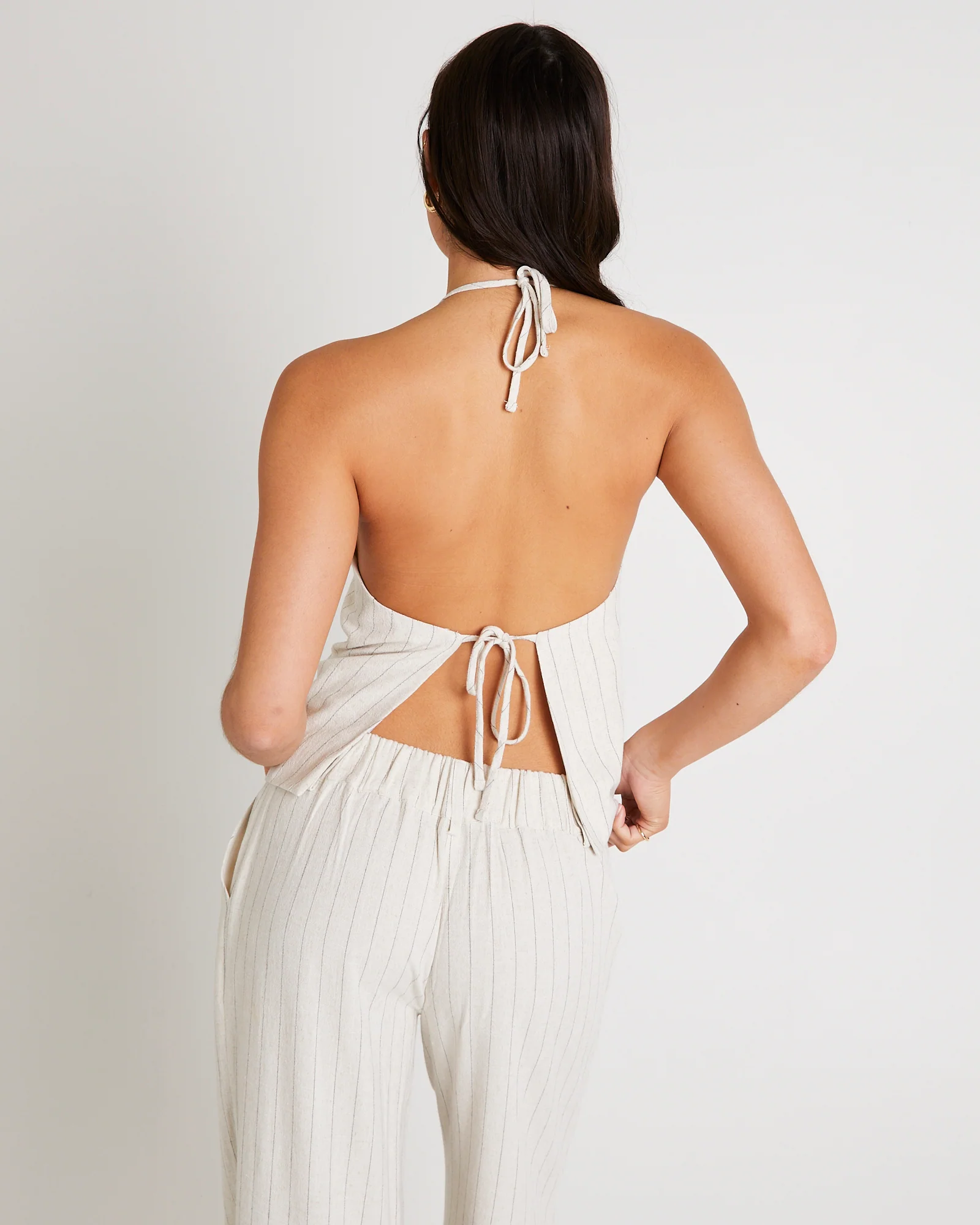 Peta Plunge Halter Top - Image 3