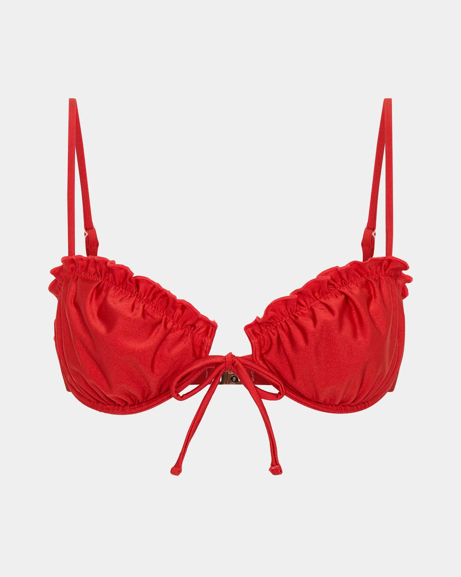 Peyton Frill Cup Underwire Bikini Top Bikini Set - Image 5
