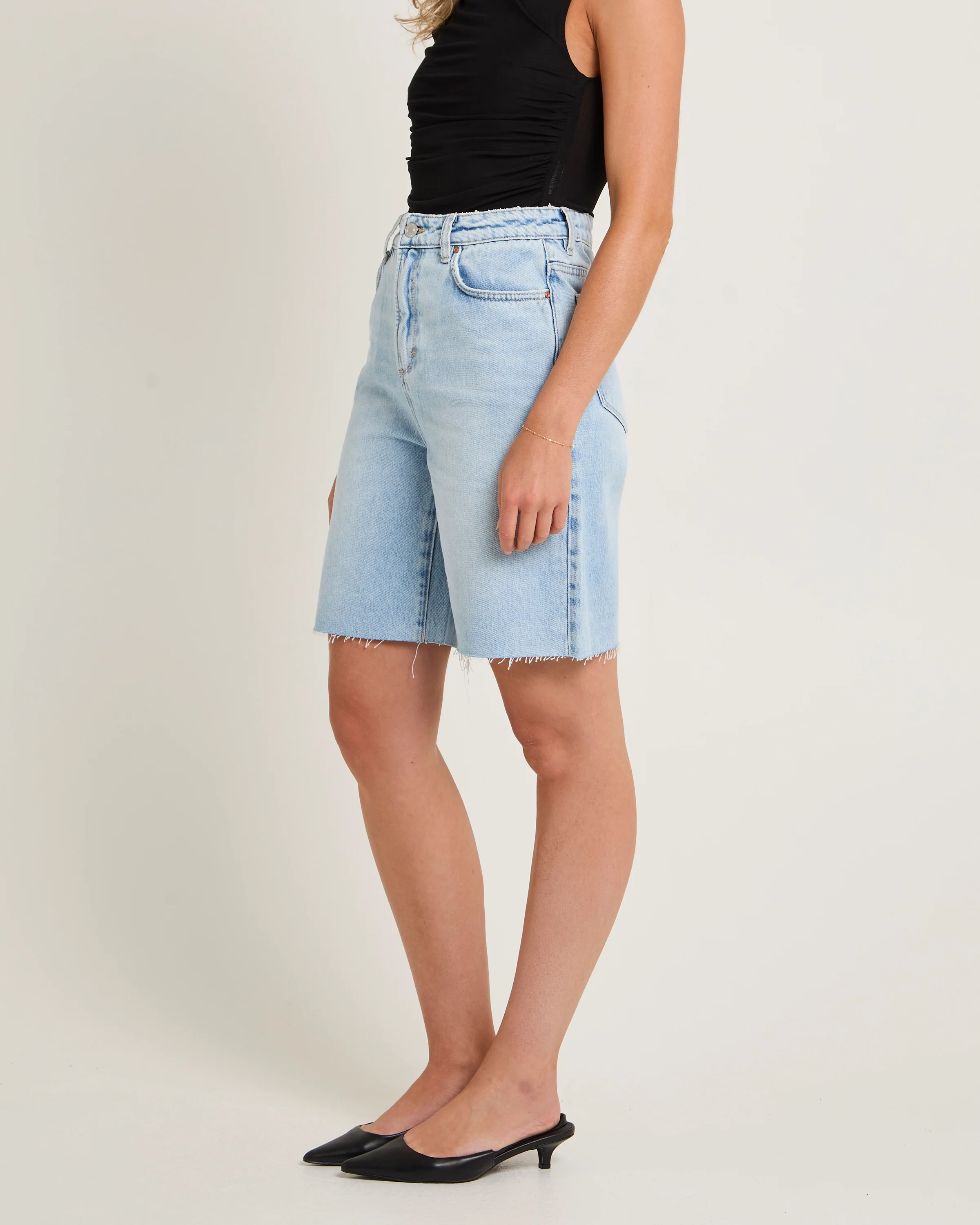 Phoebe Denim Shorts Jetlag - Image 4