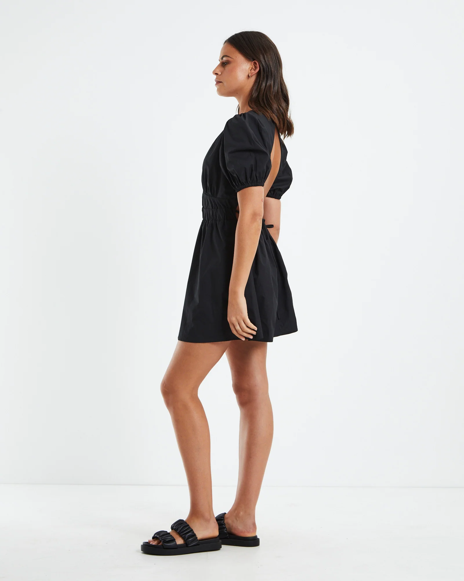 Piper Puff Sleeve Mini Dress - Image 4