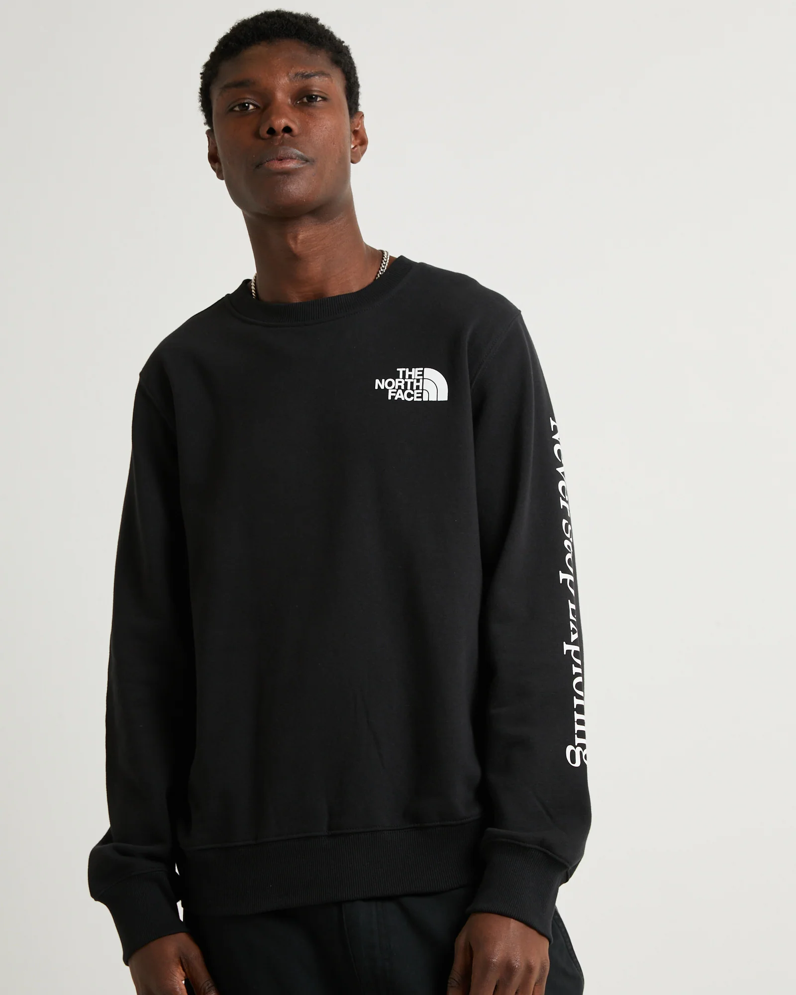 Places We Love Crew Neck Jumper Black - Image 3