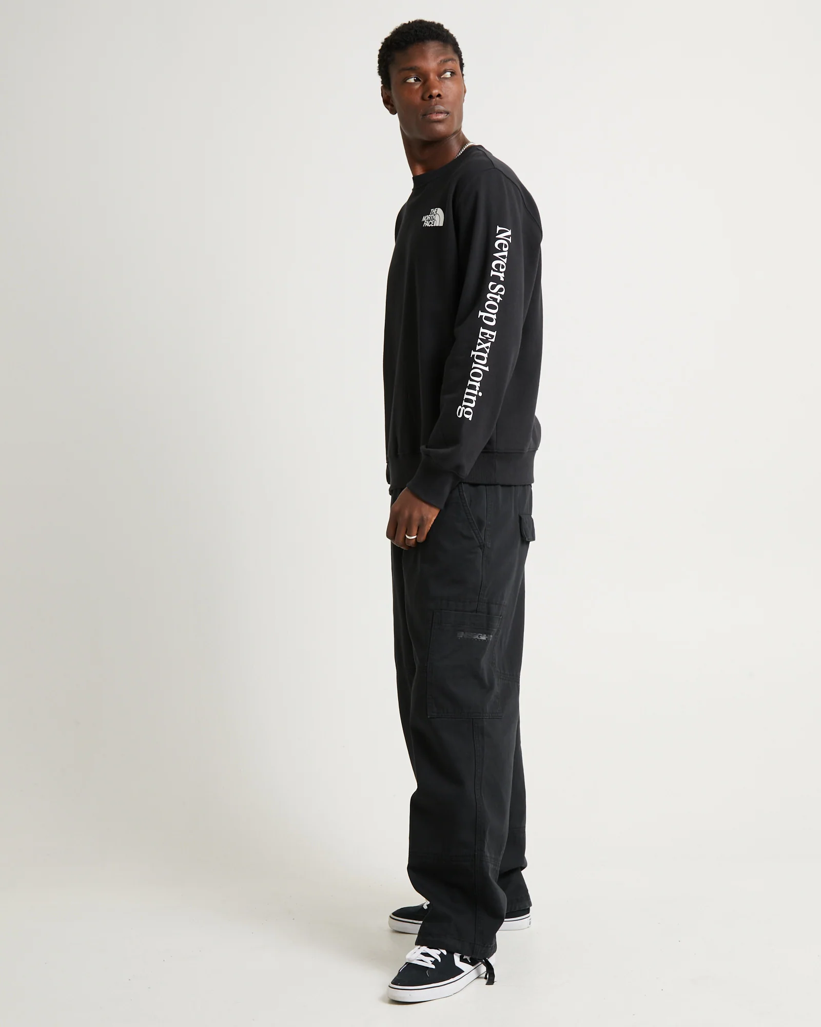 Places We Love Crew Neck Jumper Black - Image 4