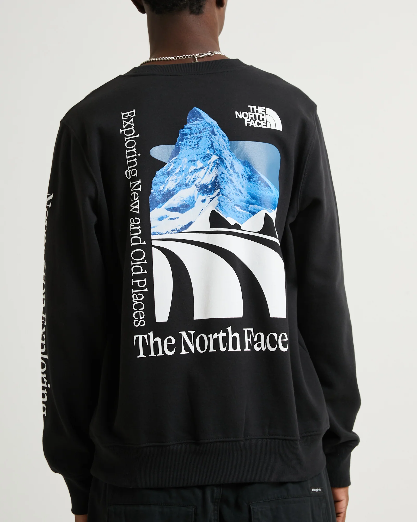Places We Love Crew Neck Jumper Black - Image 5
