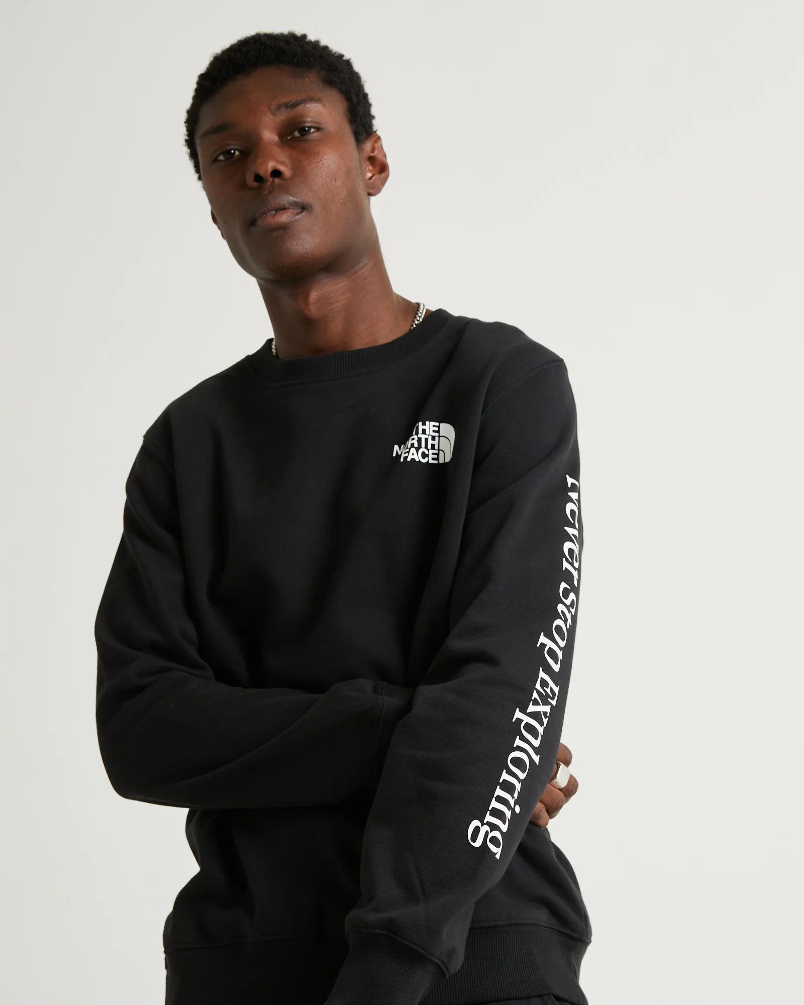 Places We Love Crew Neck Jumper Black - Image 6