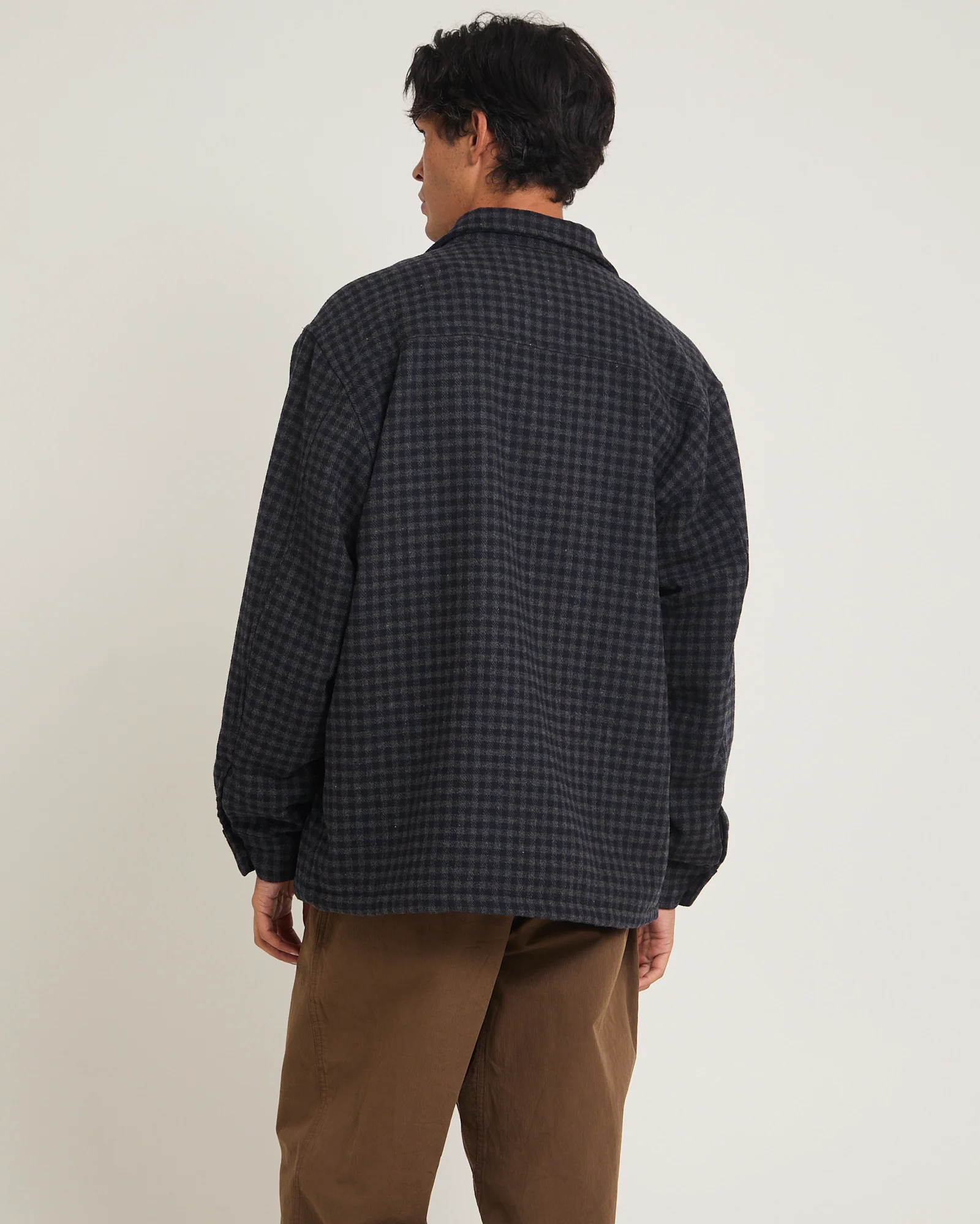 Plaid Zip Through Long Sleeve Shirt - Image 2