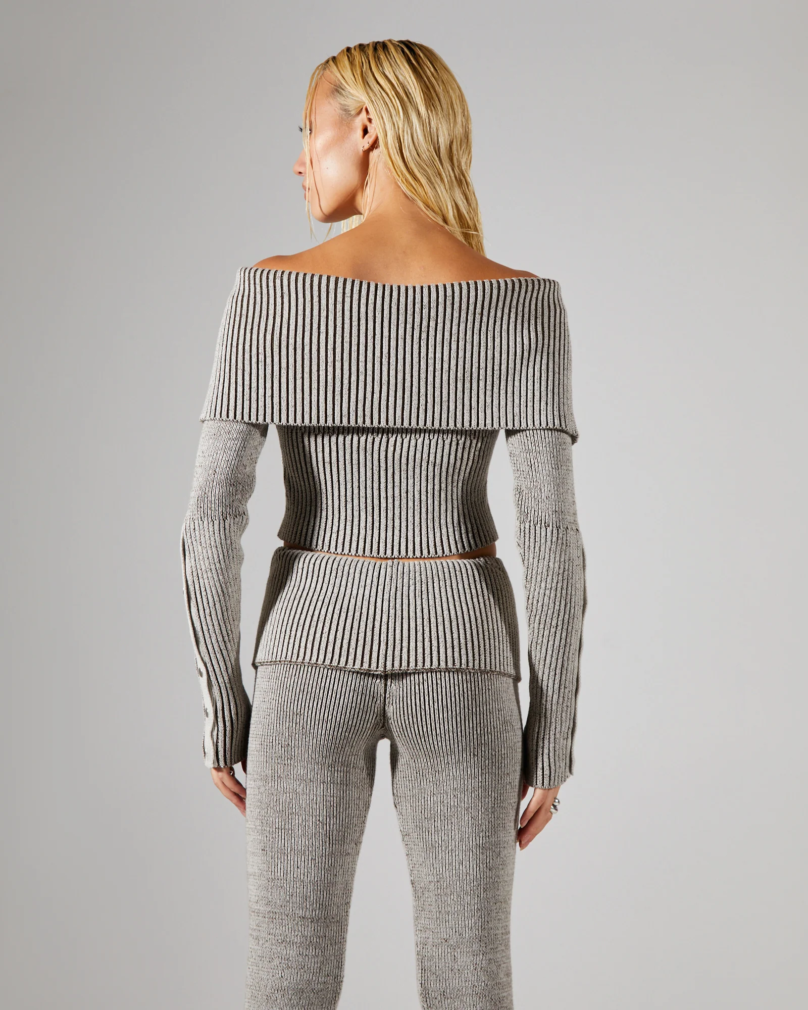 Plated Knit Popper Tribeca - Image 2