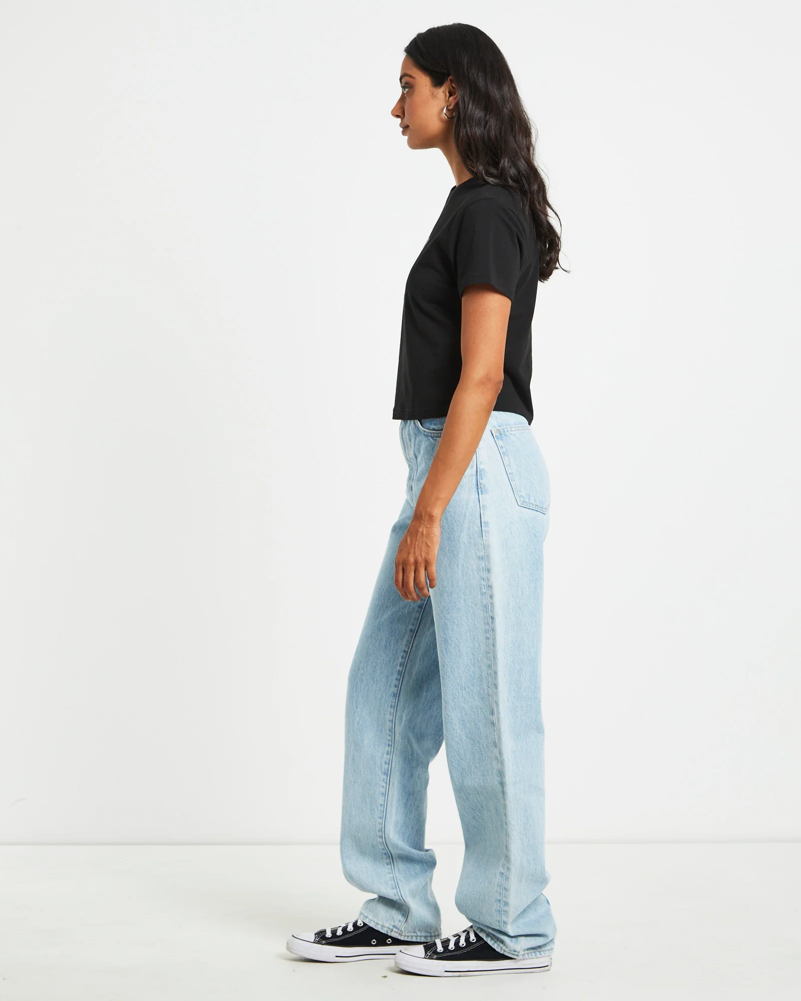 Plates Slim Tee in Black - Image 5