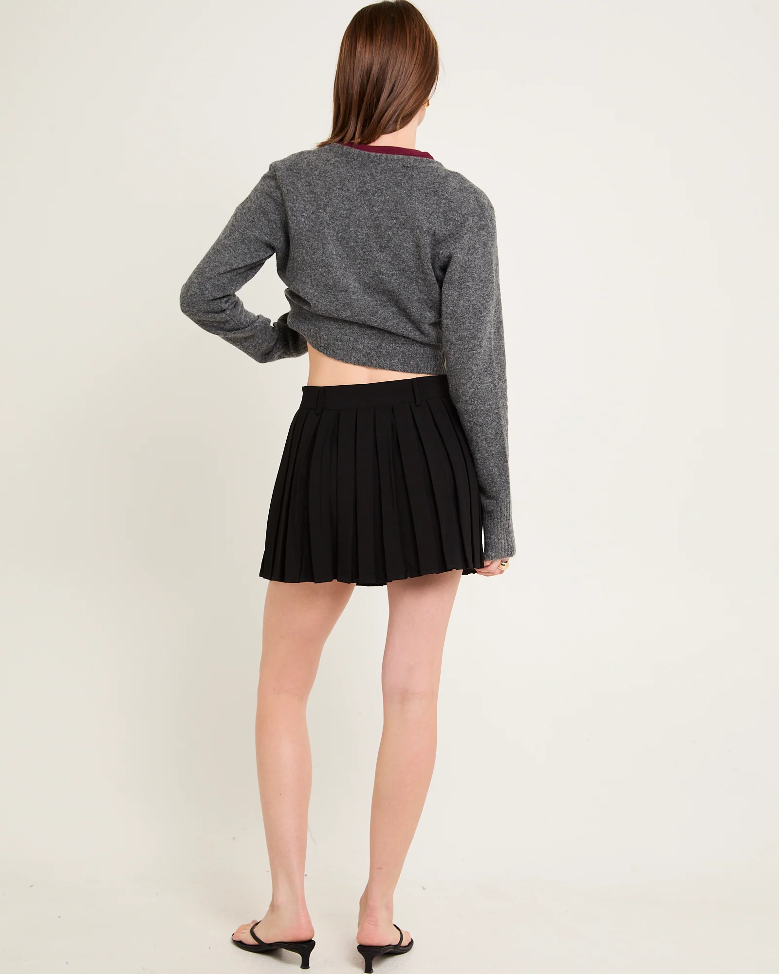 Pleated Mini Skirt - Image 3