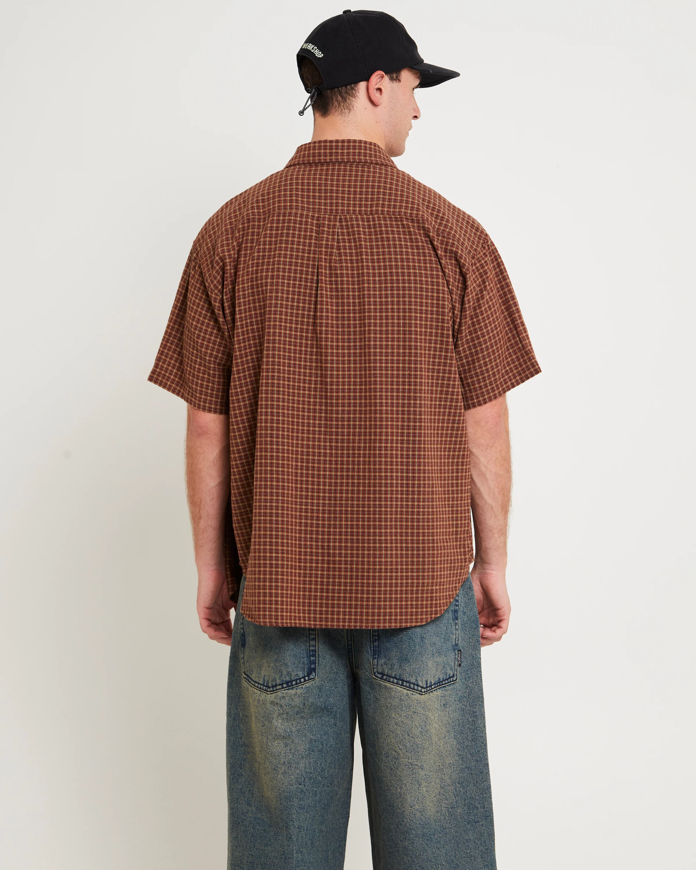 Point Plaid Summer Short Sleeve Shirt - Image 2
