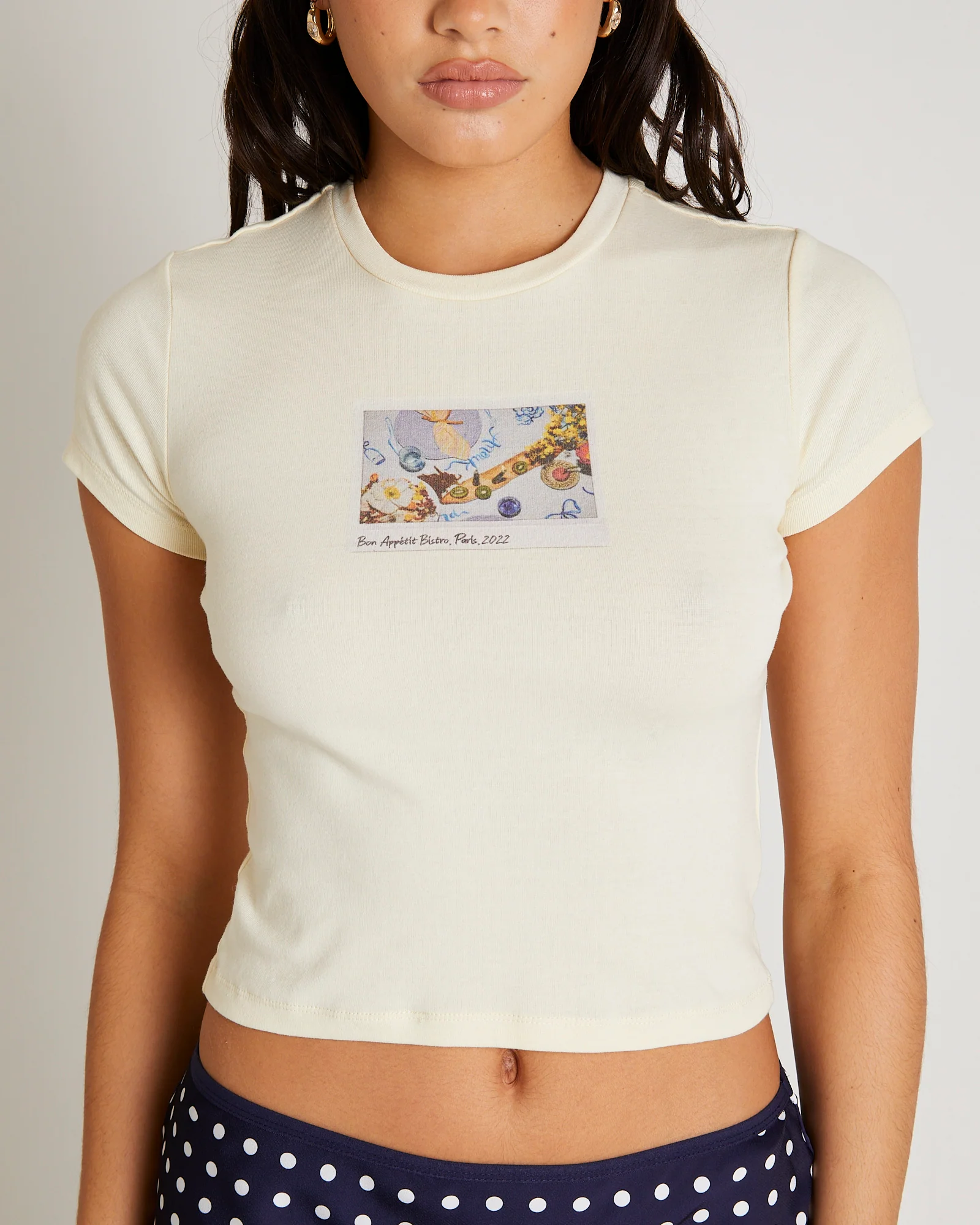 Polaroid From Paris Baby Tee - Image 6