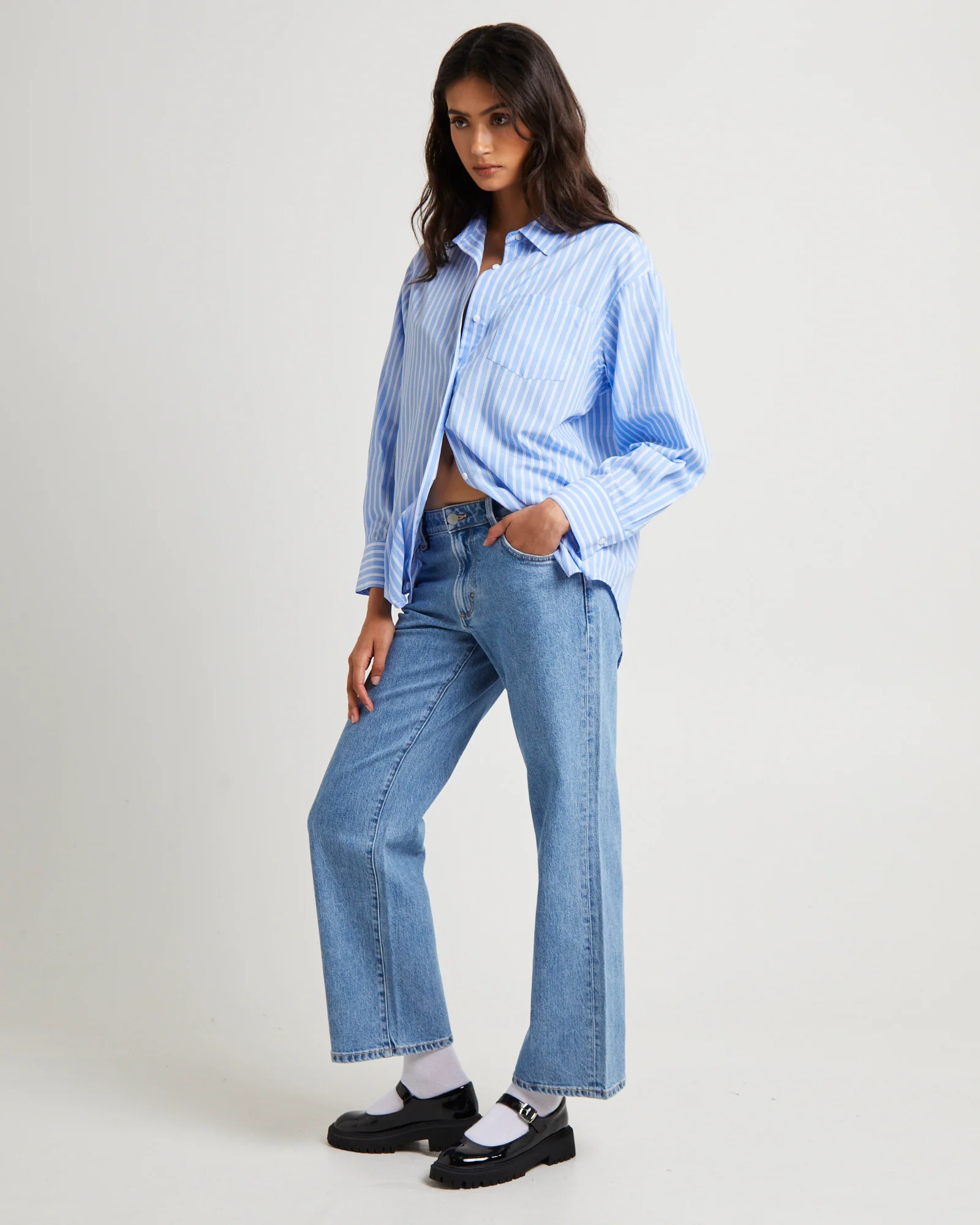 Poppy Poplin Long Sleeve Shirt - Image 3