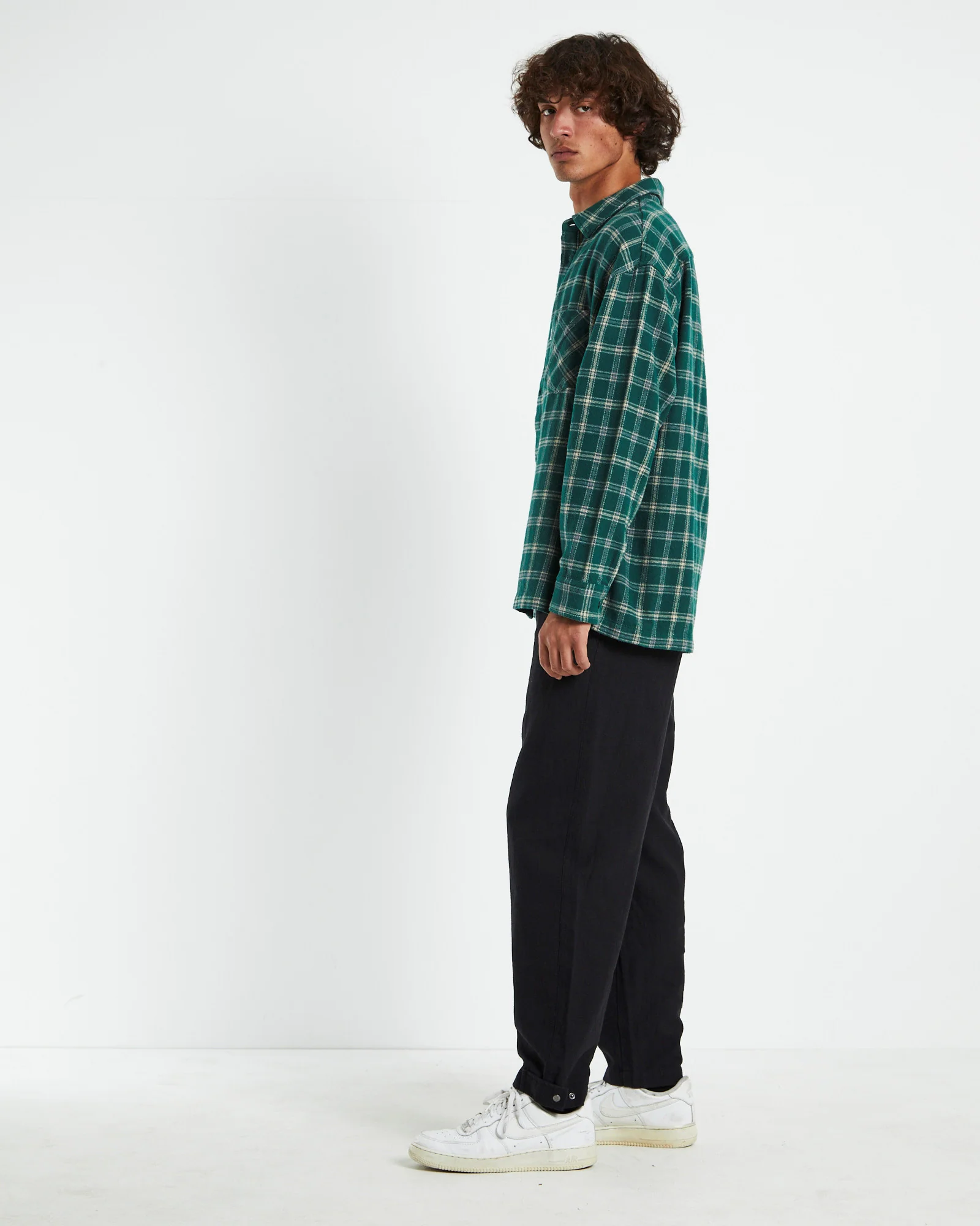 Portland Flanno Forest Green - Image 4
