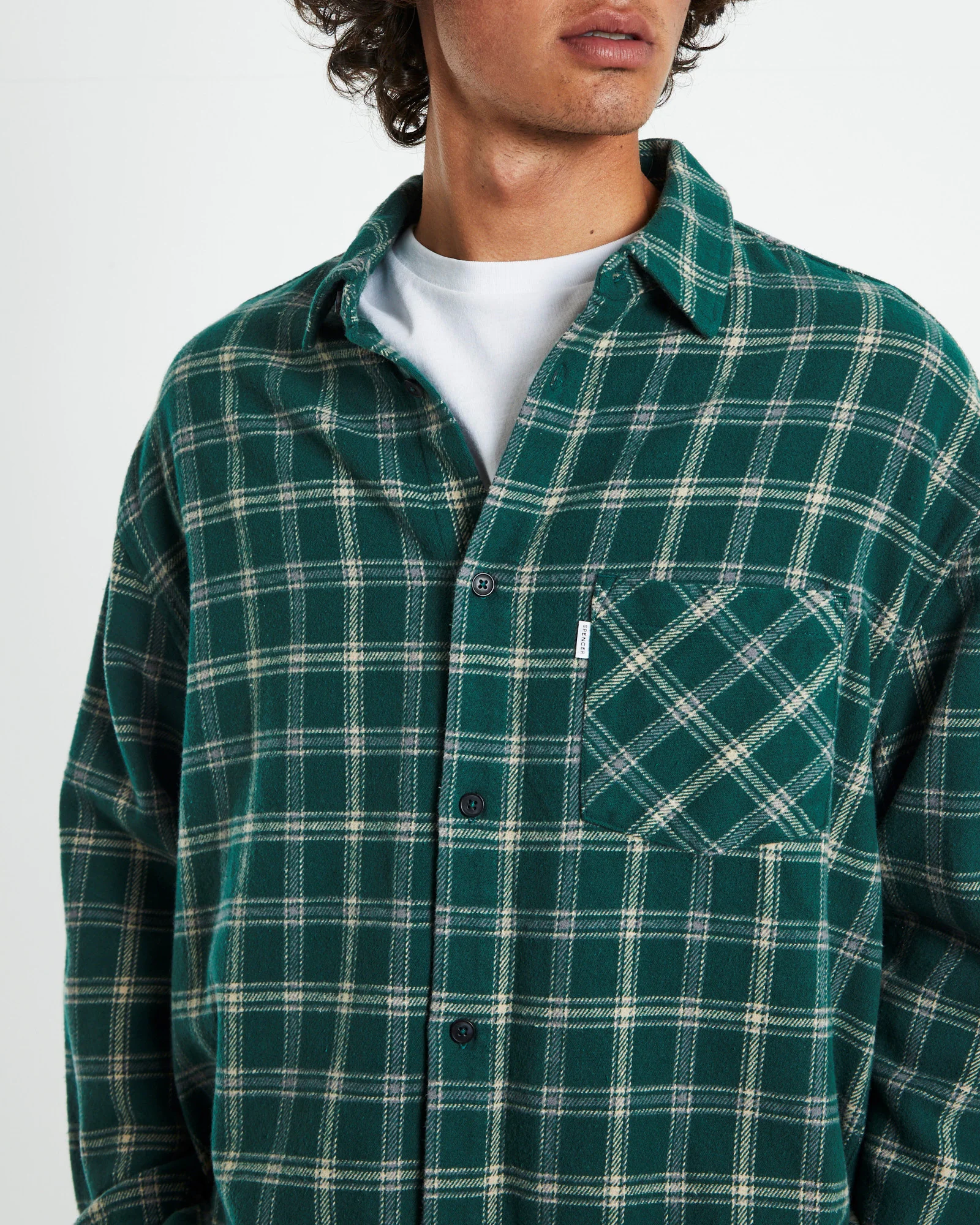 Portland Flanno Forest Green - Image 6