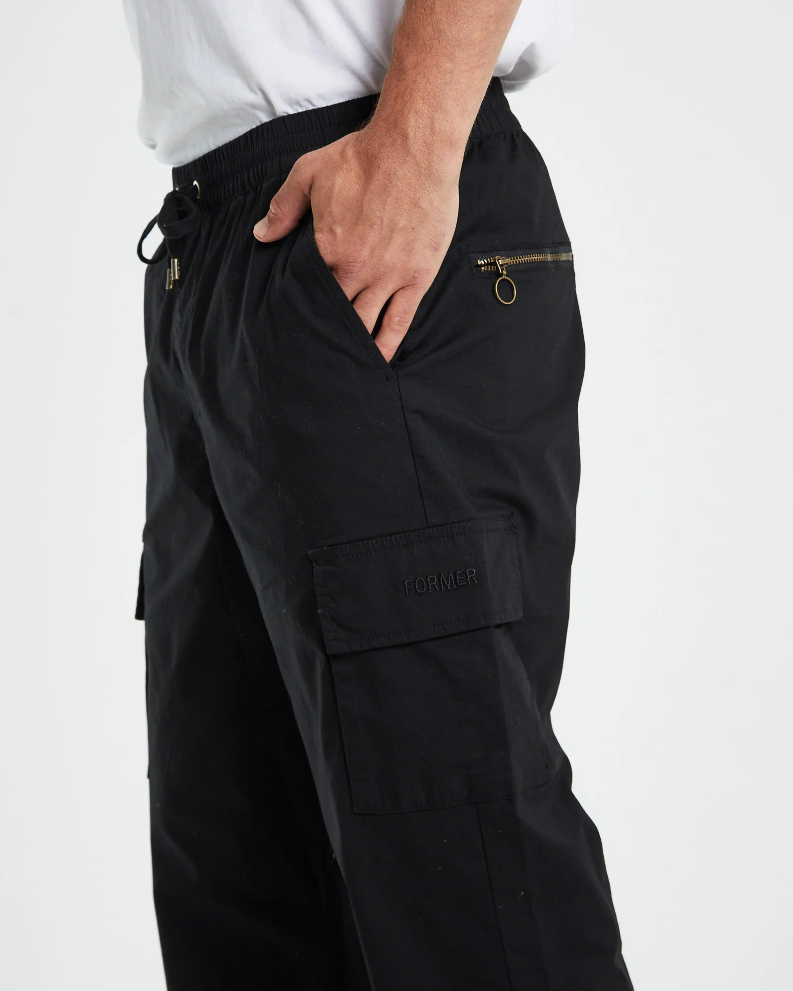 Prayer Cargo Pants Black - Image 6