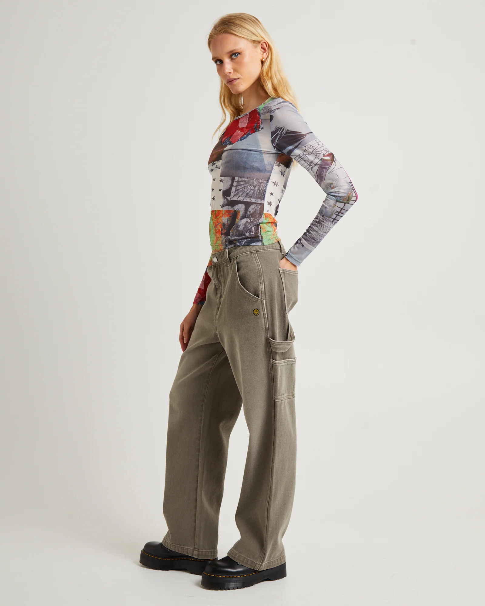 Primavera Long Sleeve Mesh Top - Image 4