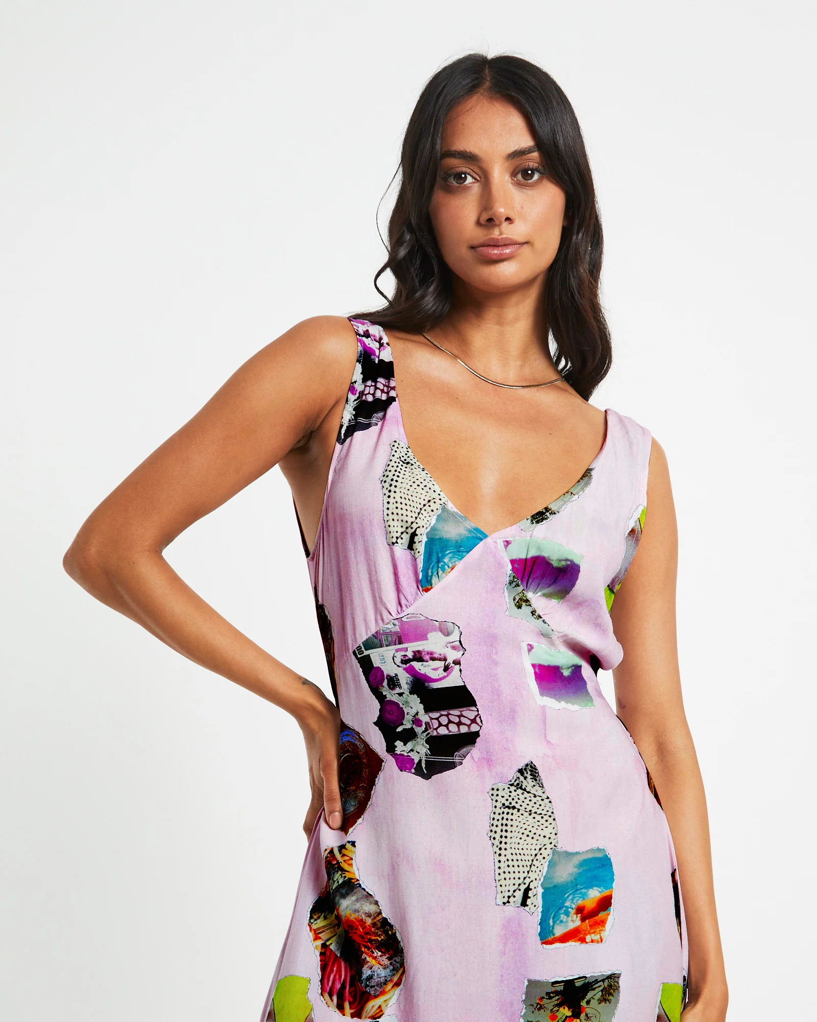 Primavera Mini Dress in Baby Pink - Image 5