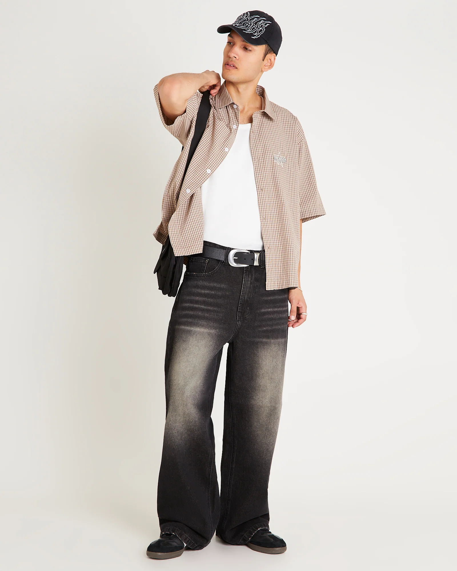 Prism Wide Denim Jeans - Image 5