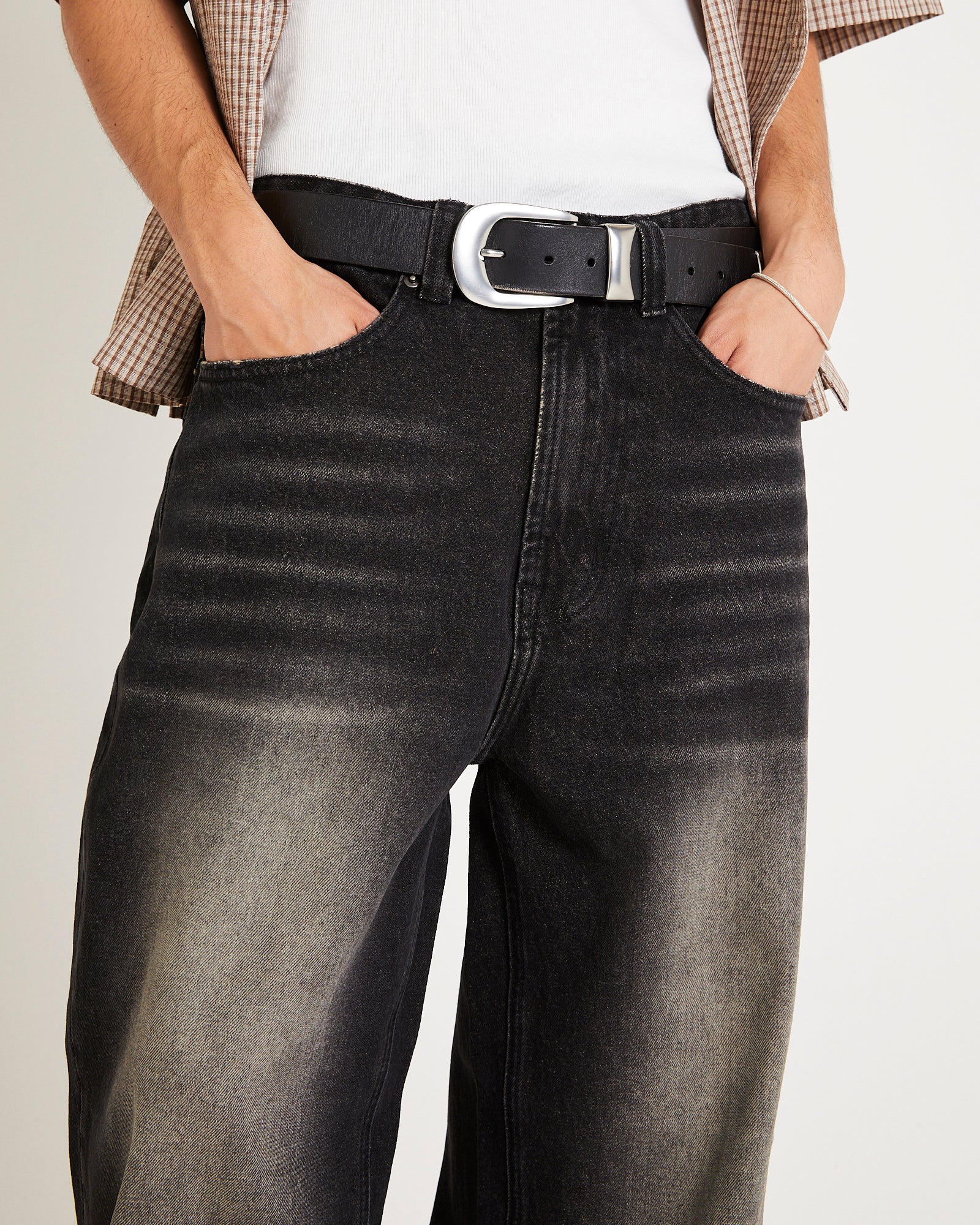 Prism Wide Denim Jeans - Image 6