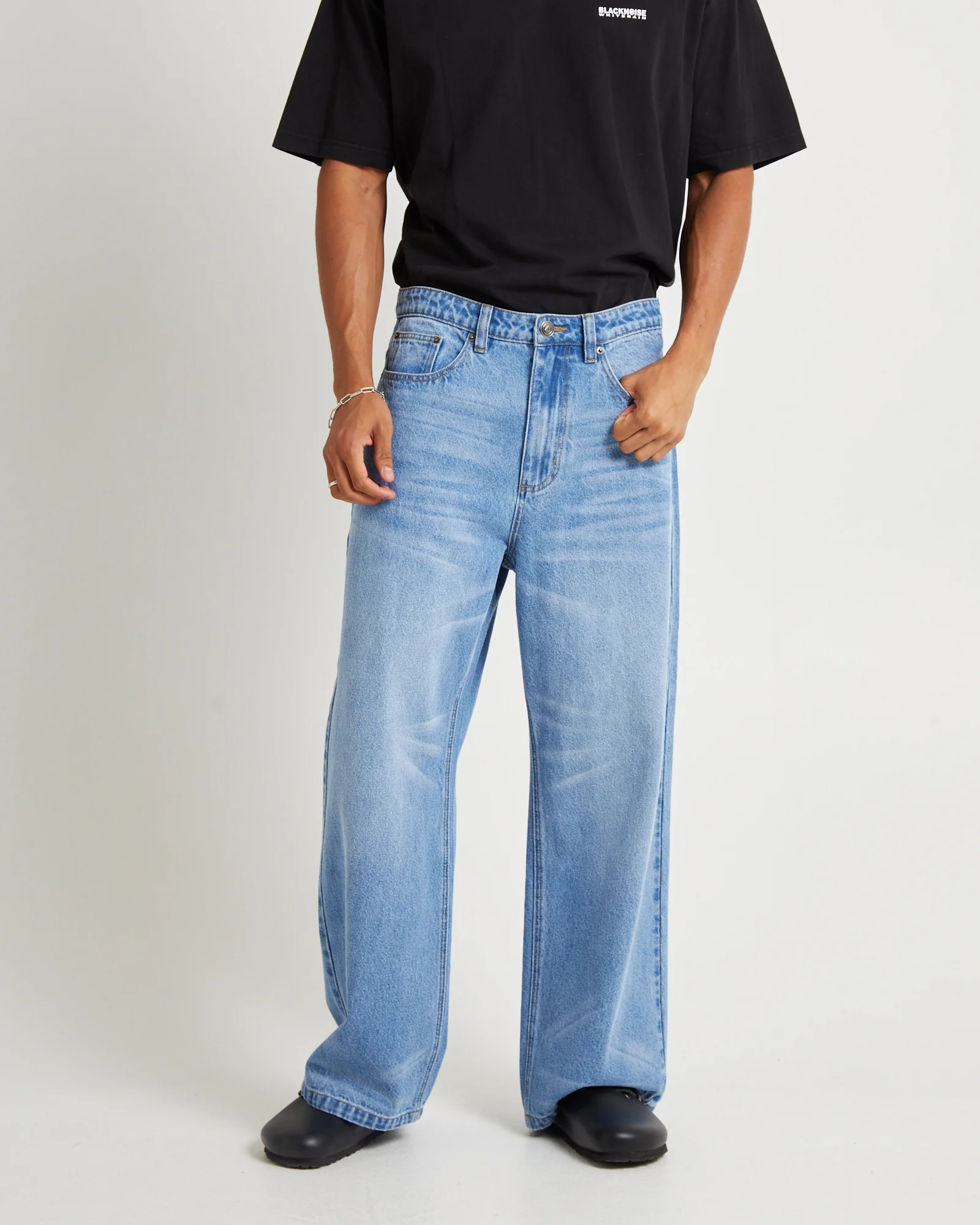 Prism Wide Denim Jeans - Image 4