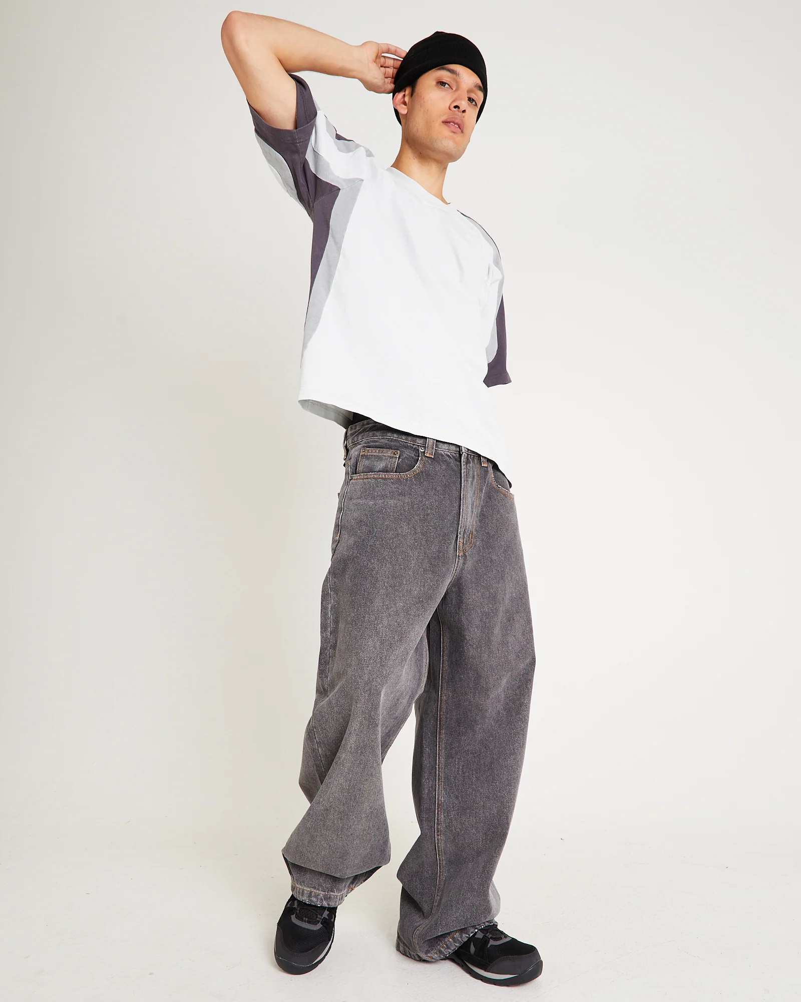 Prism Wide Denim Jeans - Image 4