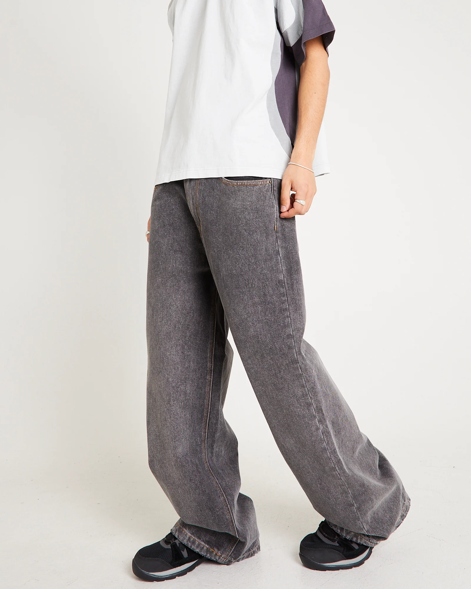 Prism Wide Denim Jeans - Image 5