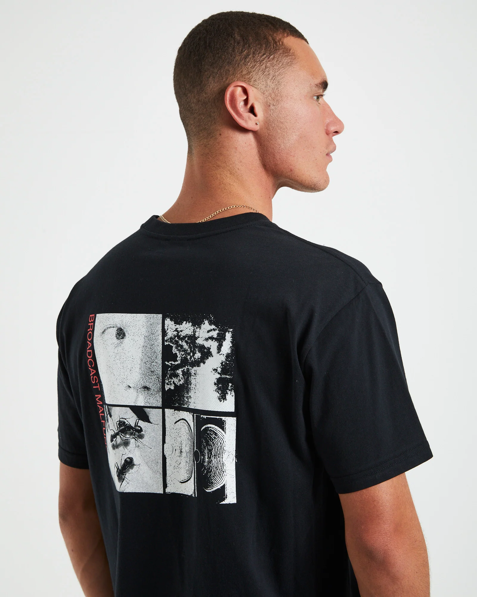 Quandary Short Sleeve T-Shirt in Black - Image 5