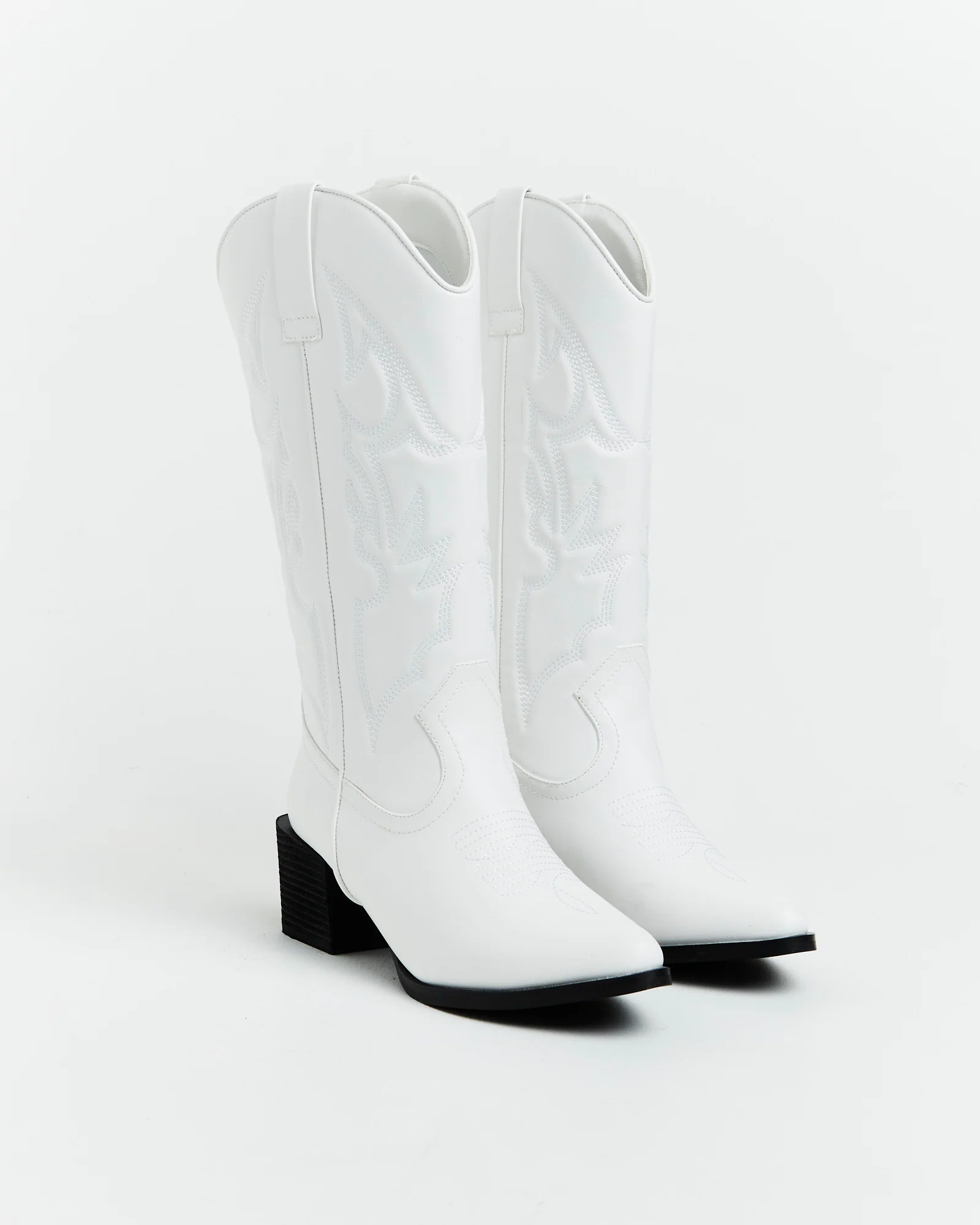 Ranger Cowboy Boot in White - Image 2