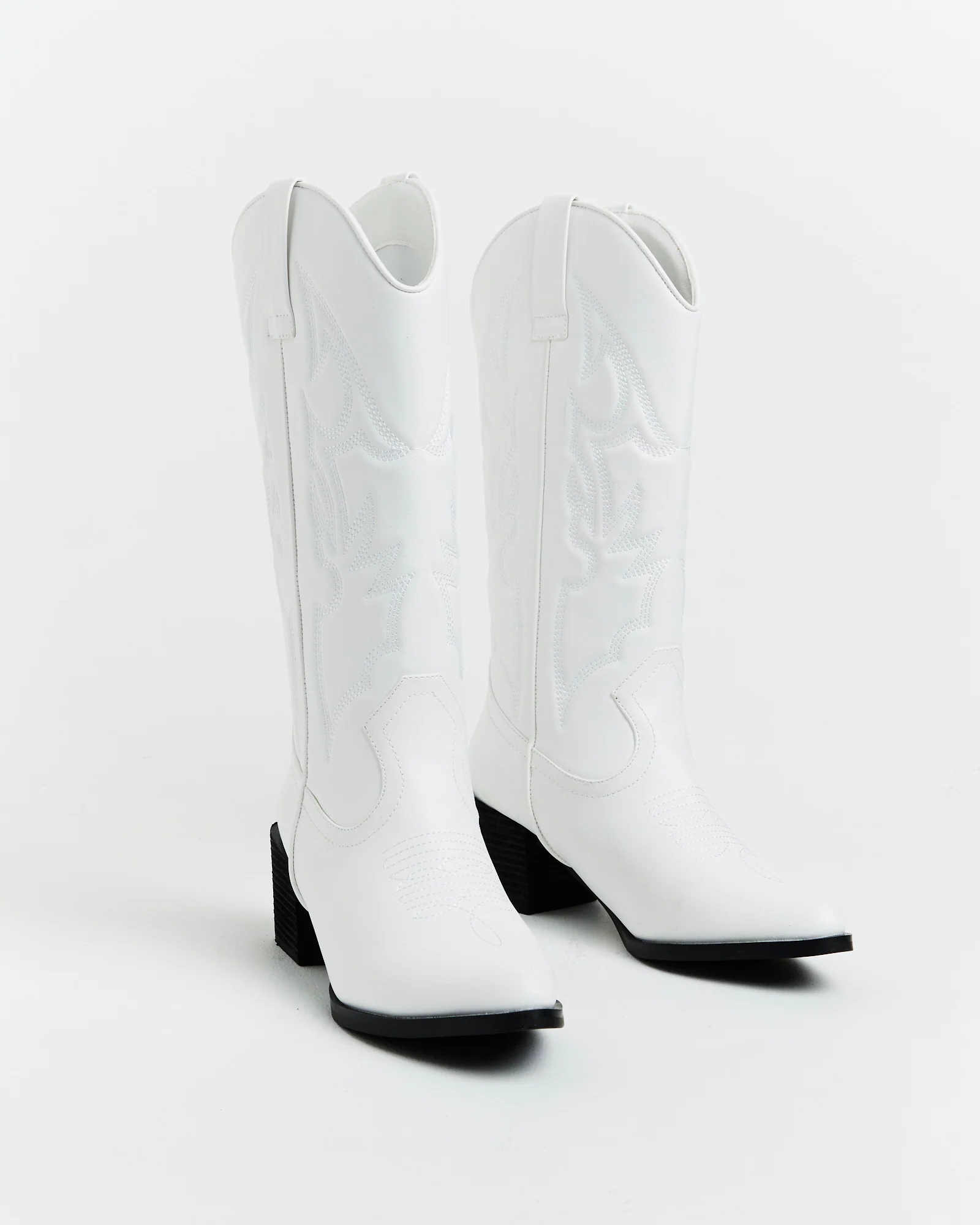 Ranger Cowboy Boot in White - Image 3