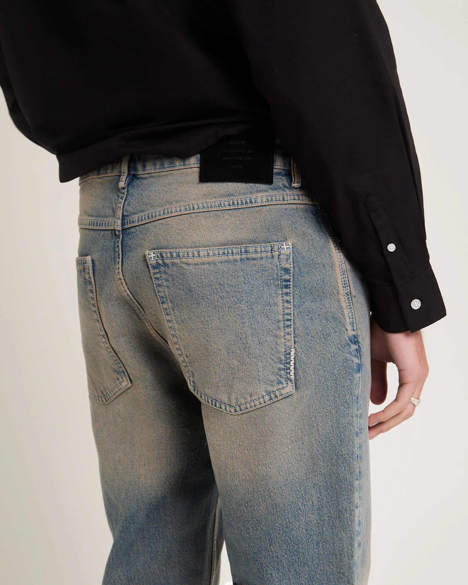 Ray Straight Denim Jeans Salt - Image 5