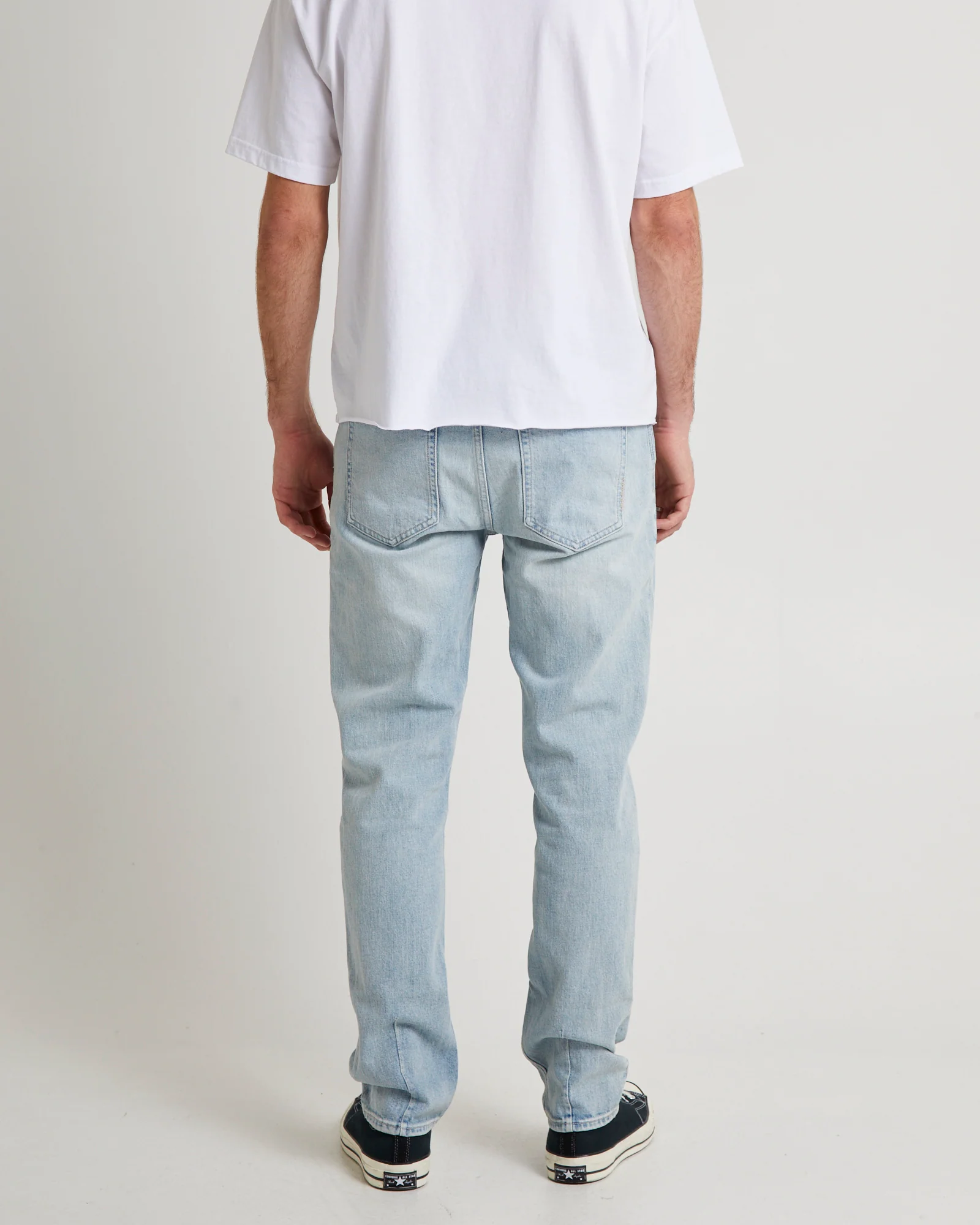 Ray Straight Slim Denim Jeans Light - Image 2