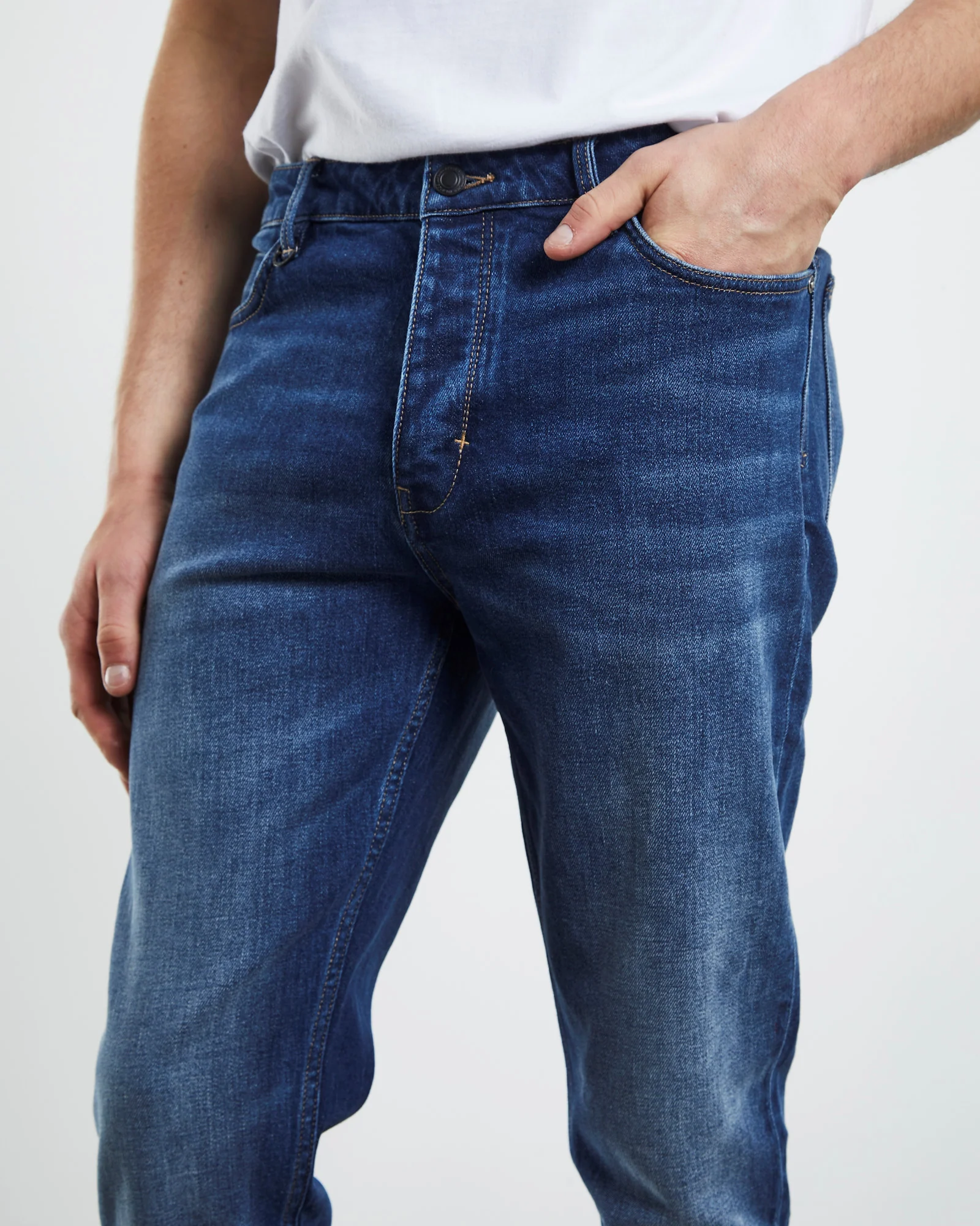 Ray Tapered Slim Denim Jeans Sometime - Image 6