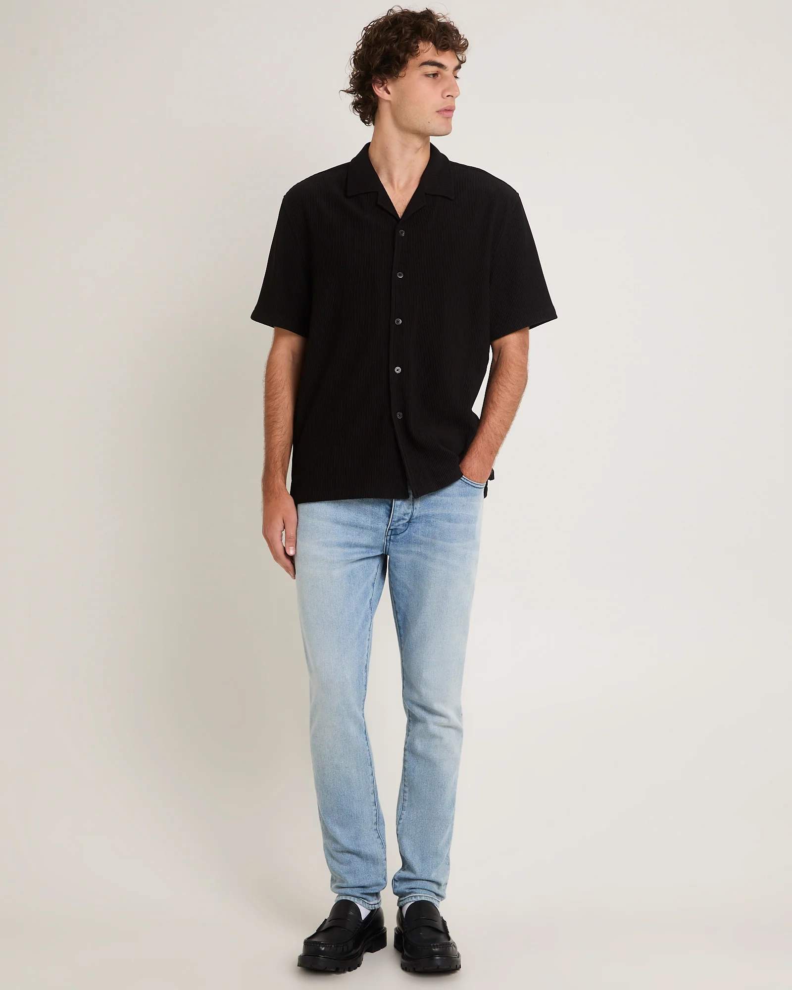 Ray Tapered Slim Denim Jeans - Image 3