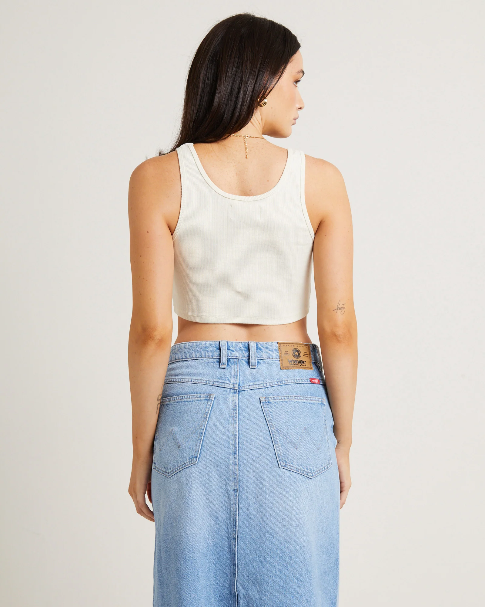 Reaction 1947 Tank Top in Ecru - Image 2