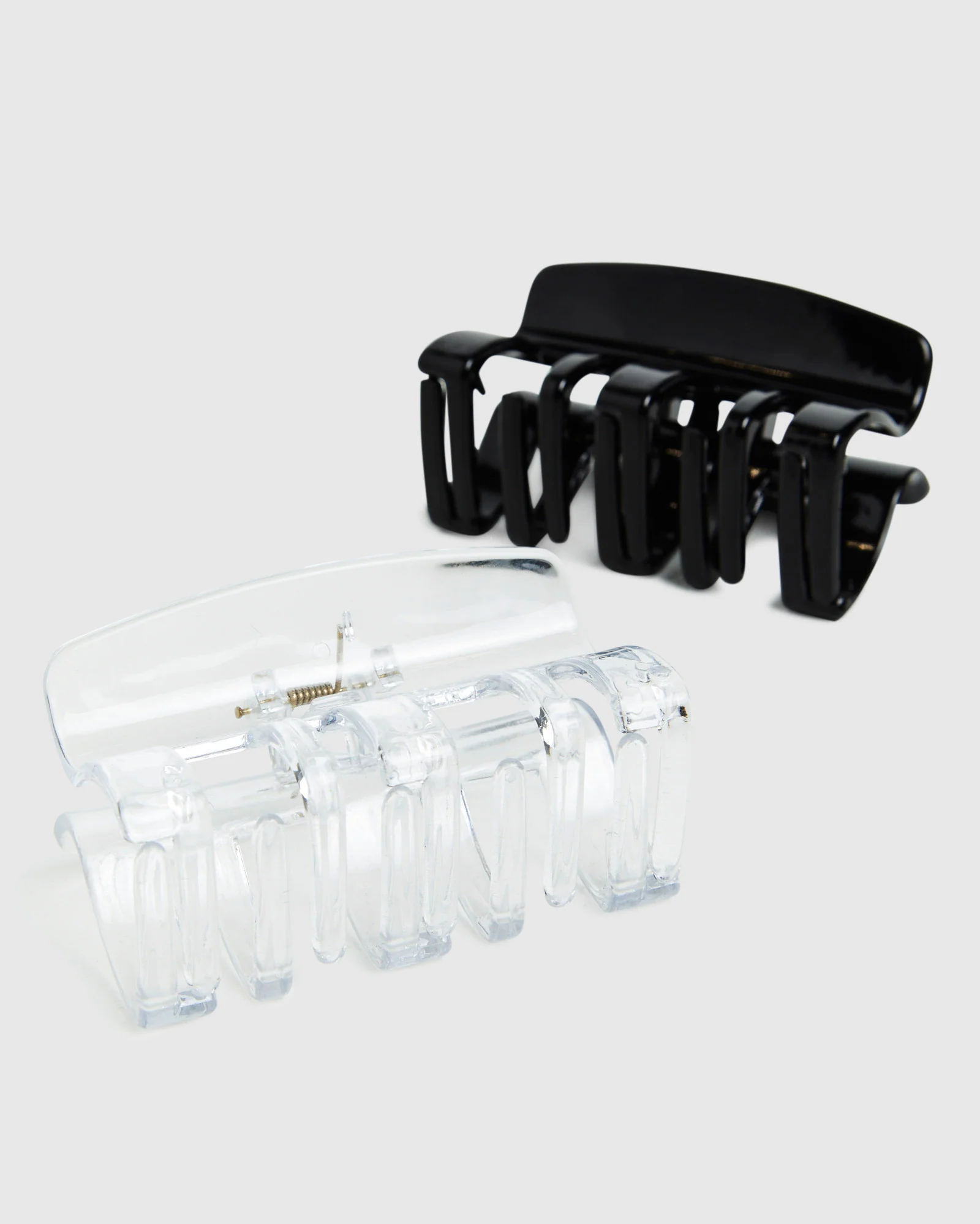Rectangle Claw Clips 2 Pack Multi