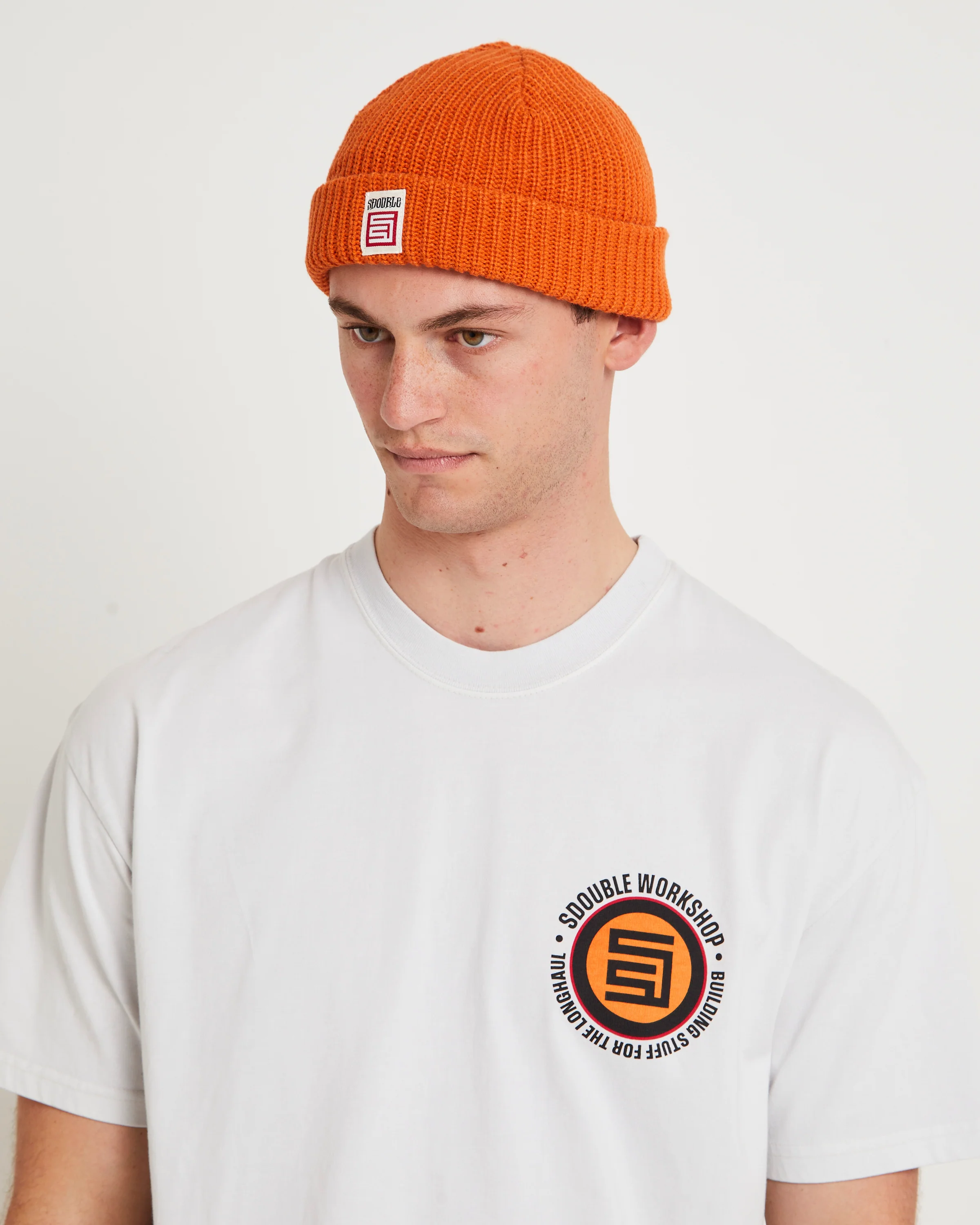 Red Cube Low Beanie - Image 2