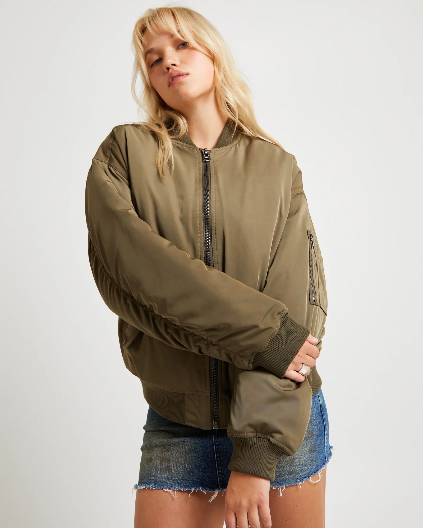 Relaxed Bomber Jacket - Image 5