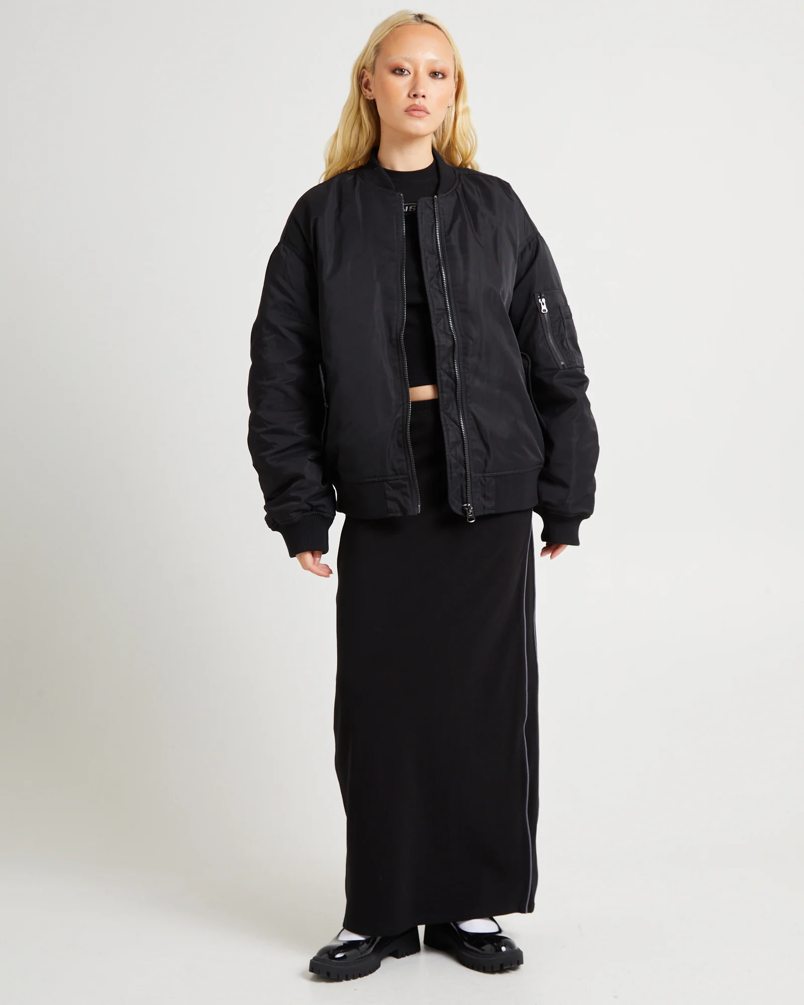 Relaxed Bomber Jacket - Image 3