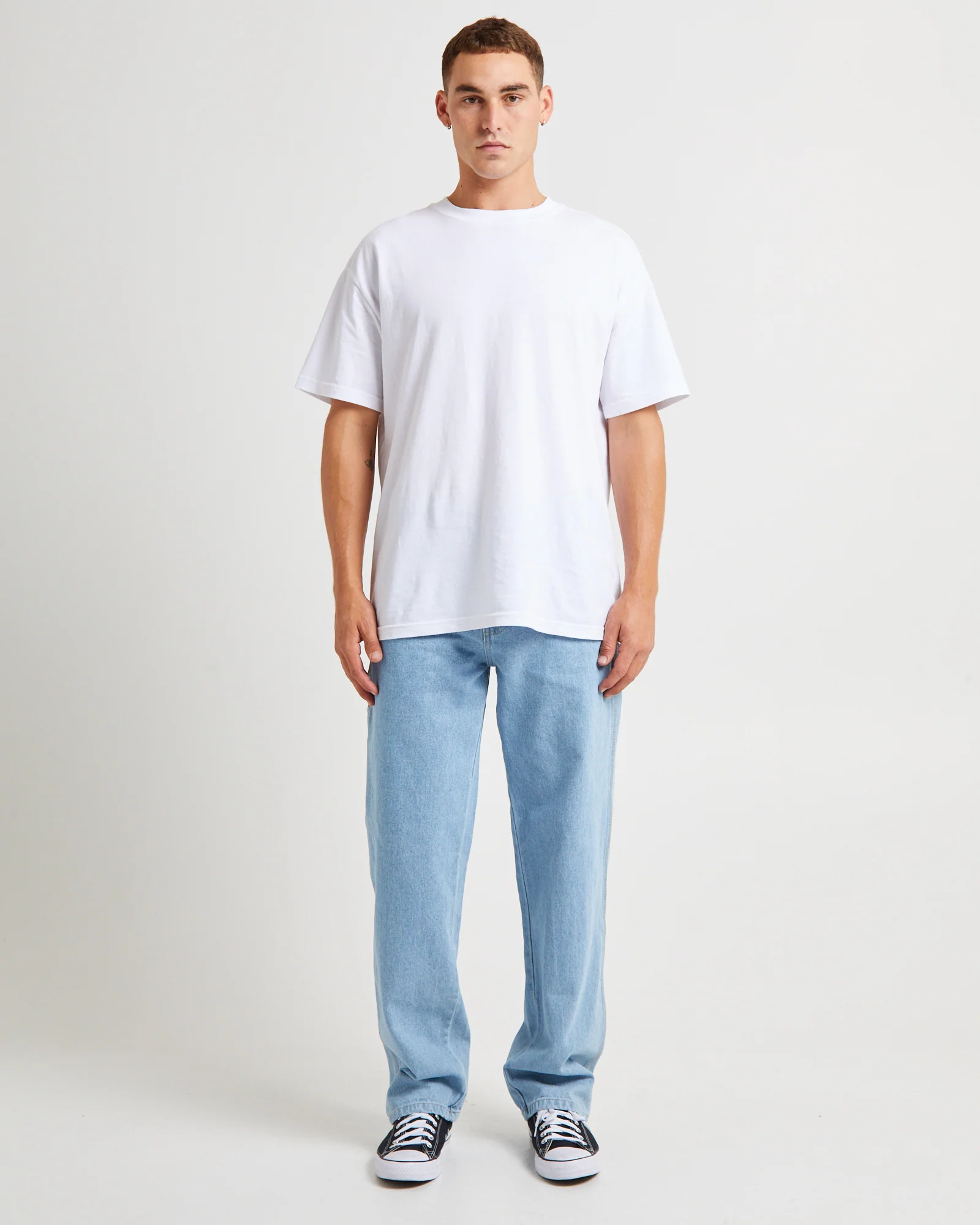 Relaxed Fit Carpenter Denim Jeans Light - Image 3