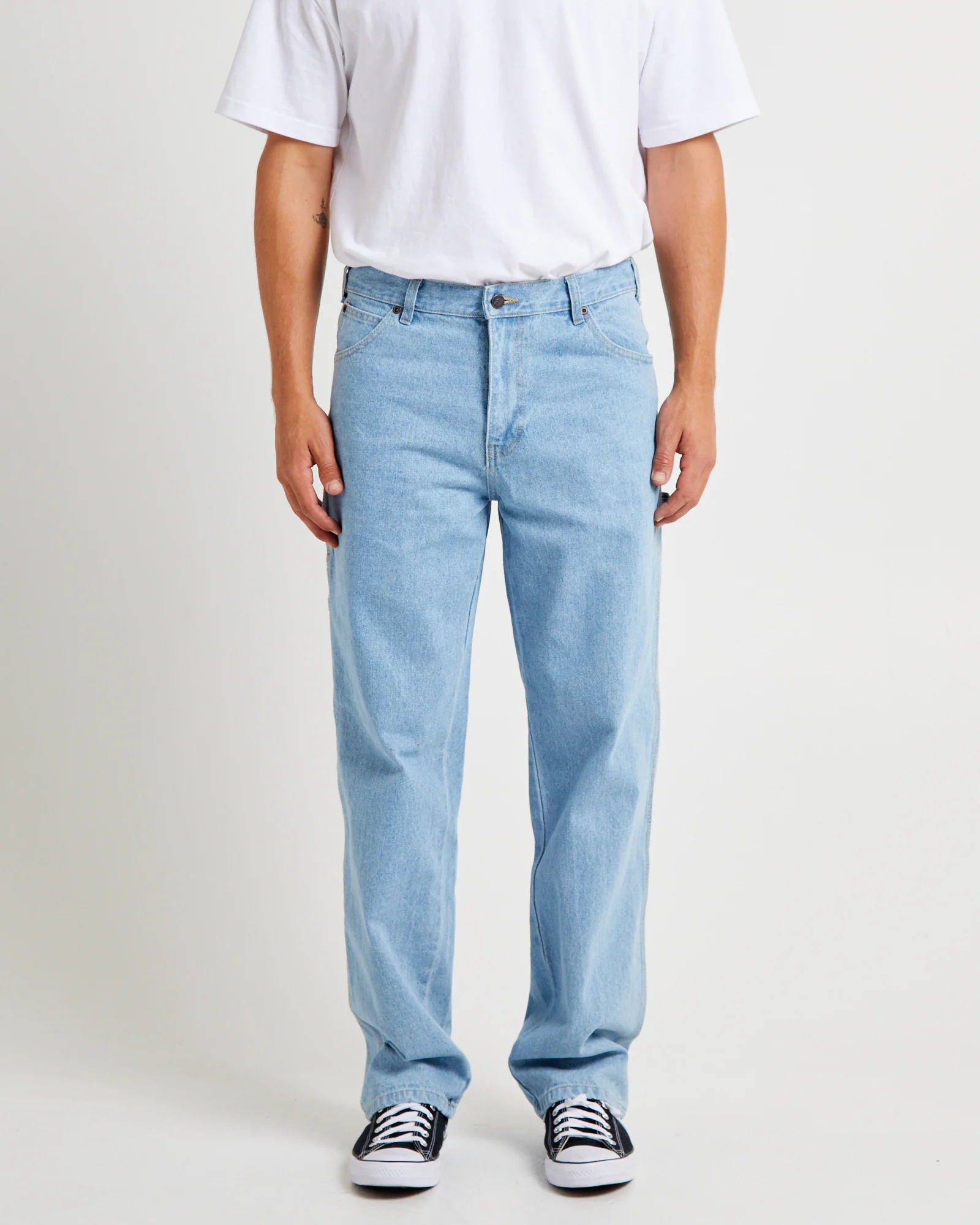 Relaxed Fit Carpenter Denim Jeans Light - Image 4