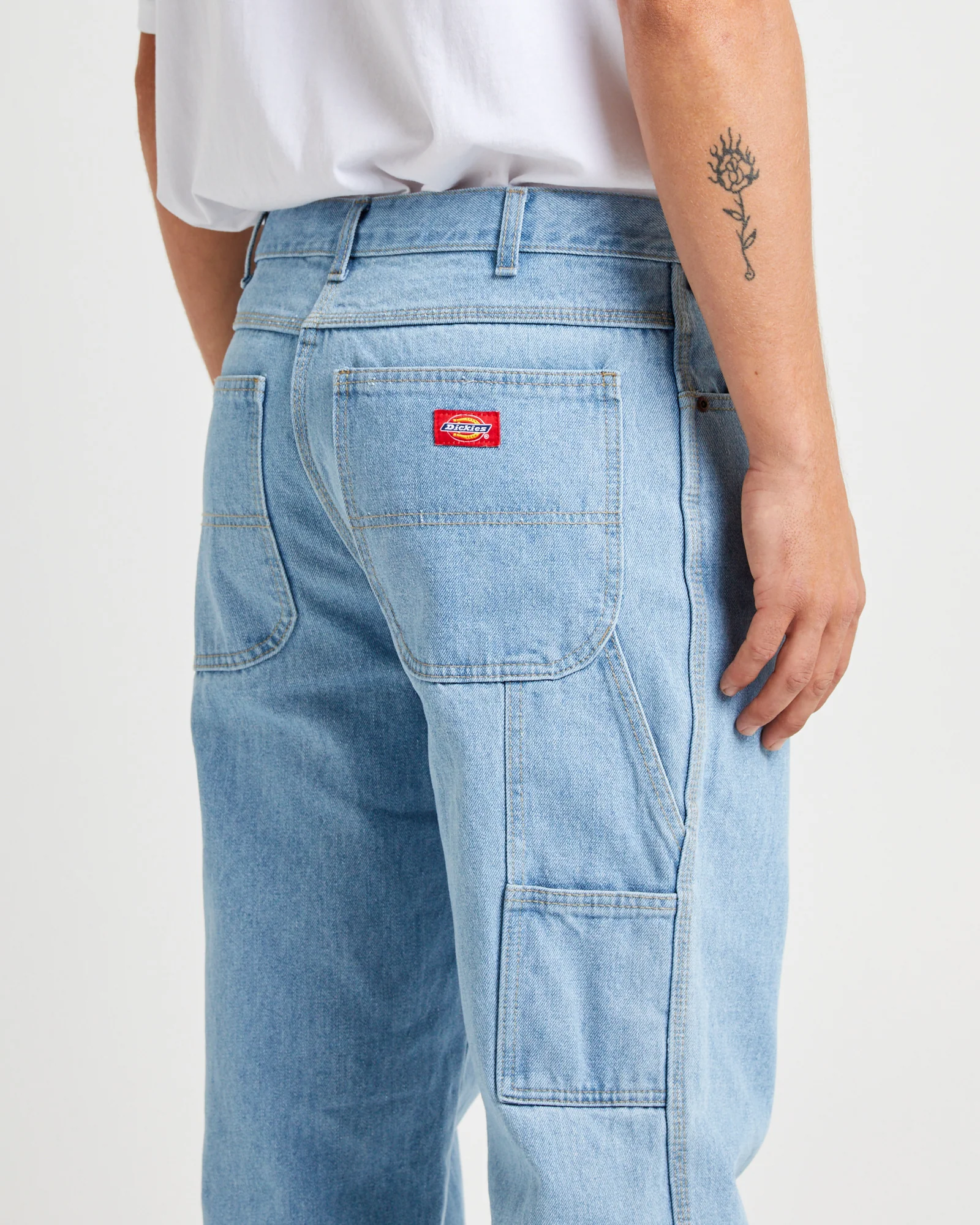 Relaxed Fit Carpenter Denim Jeans Light - Image 6