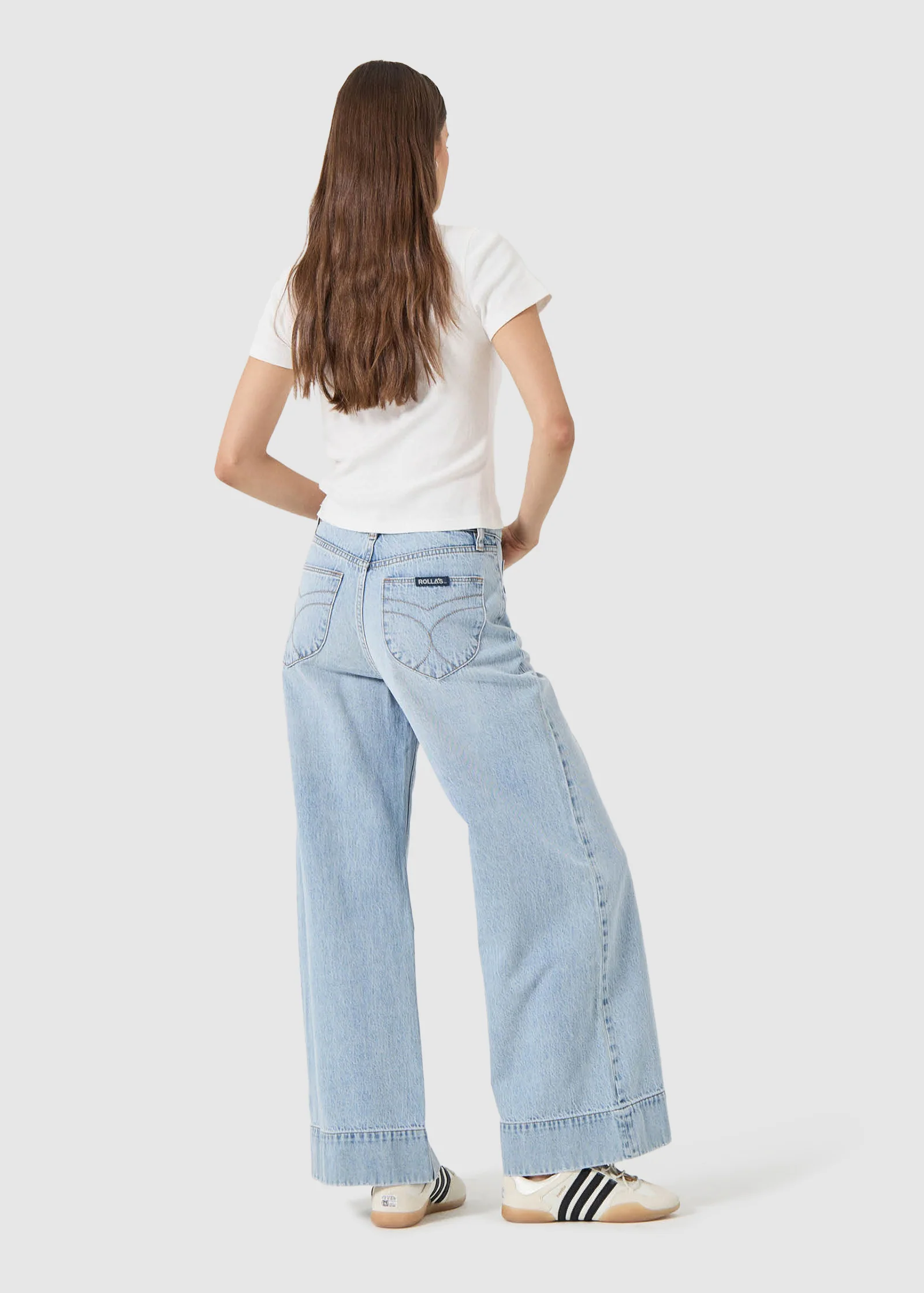Relaxed Sailor Denim Jeans Long Breezy Blue - Image 2