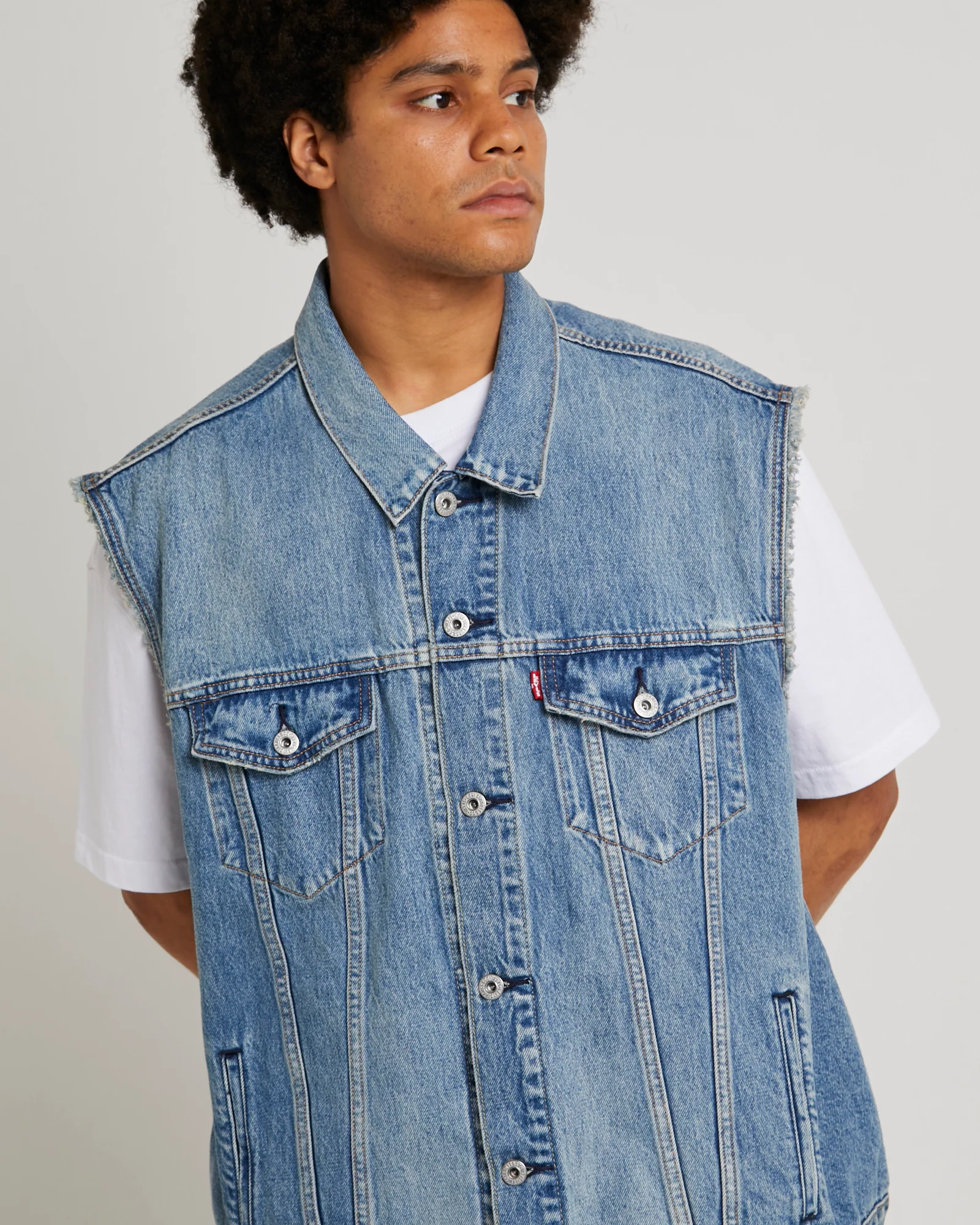 Relaxed Trucker Vest - Image 5