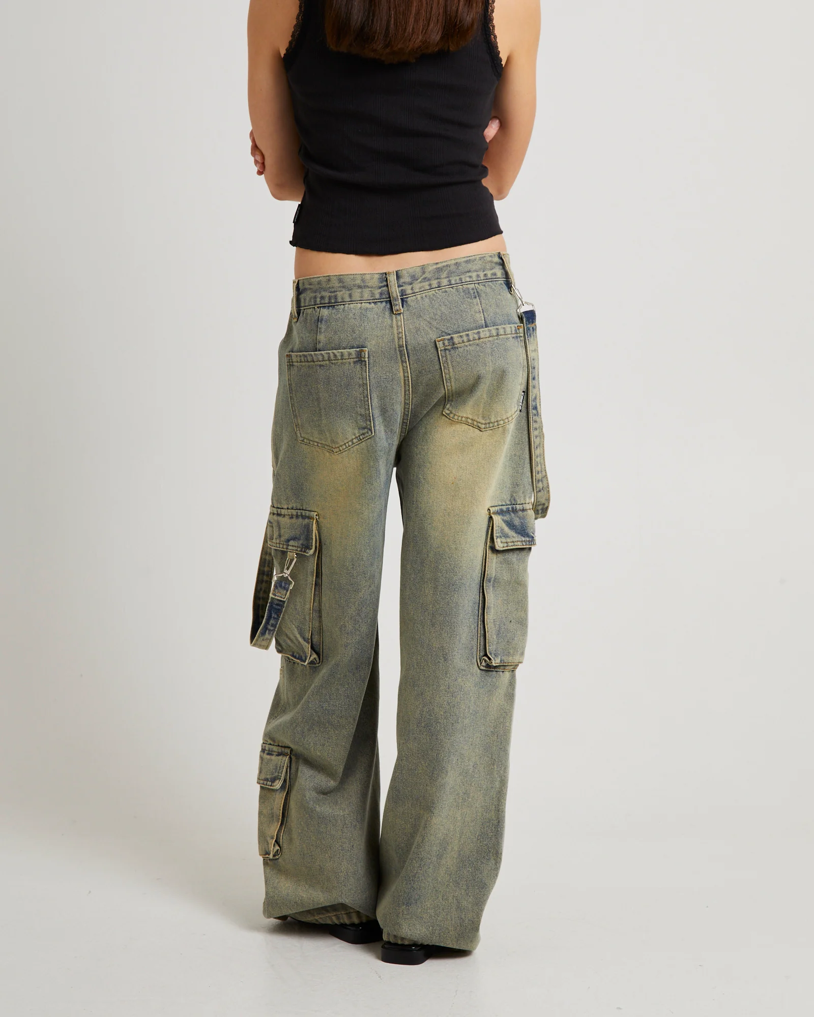 Remedy Denim Cargo Pants - Image 4