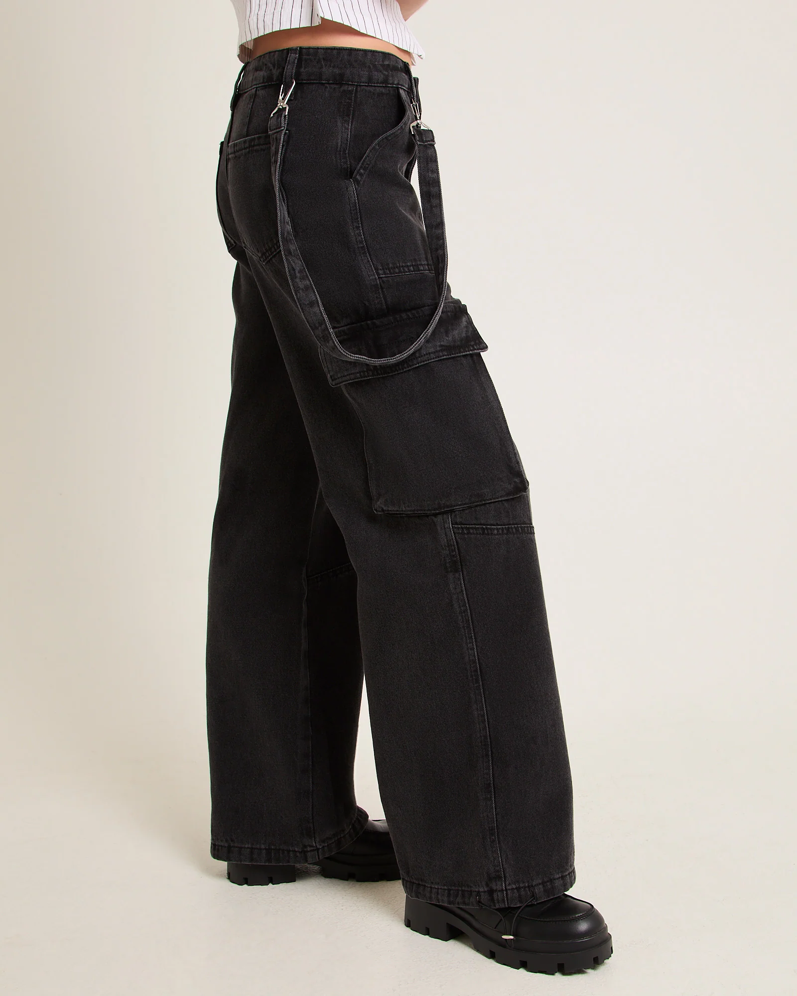 Remedy Denim Cargo Pants - Image 5